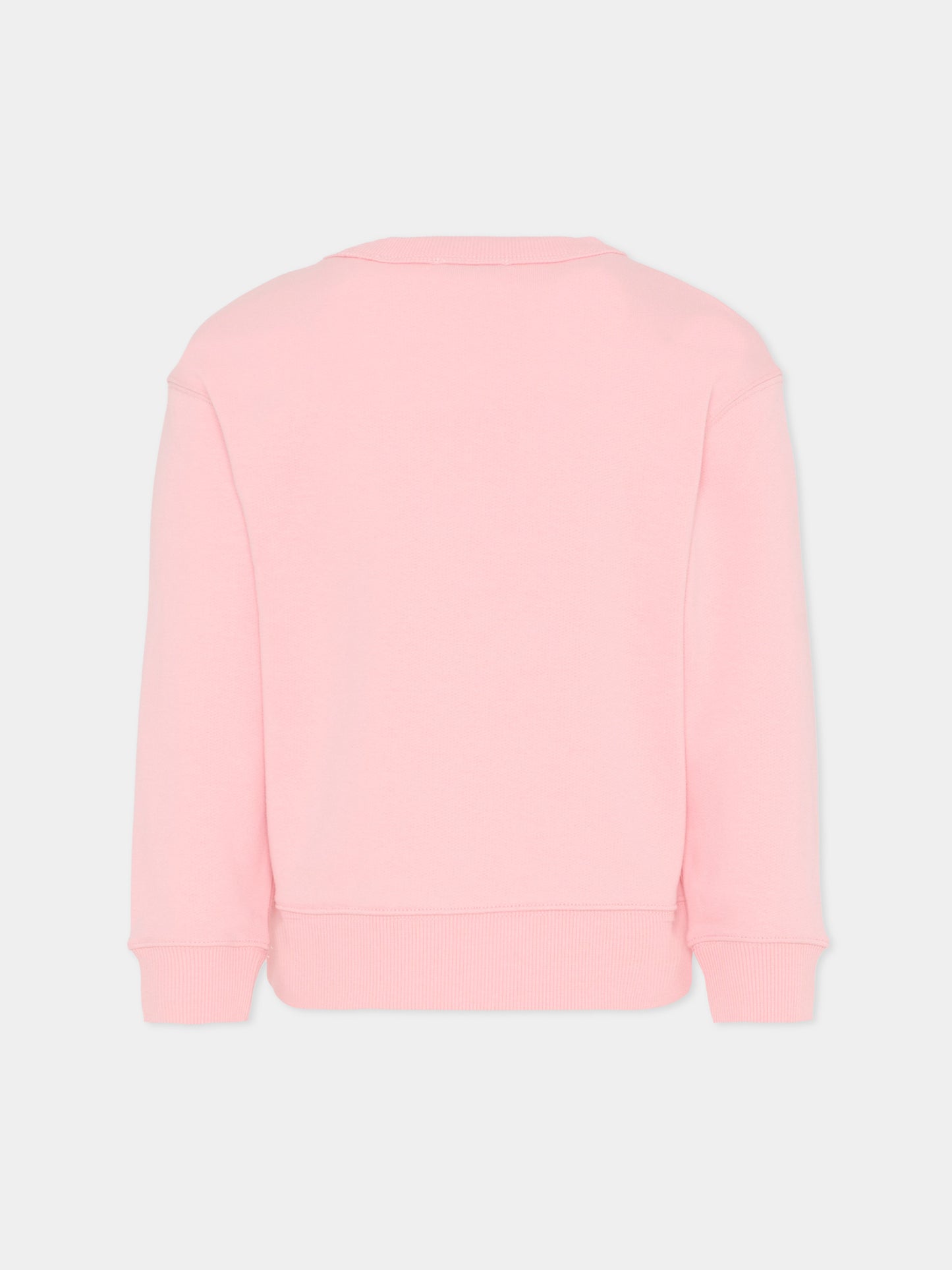 Felpa rosa per bambina con orsetto Thomas e I suoi amici,Burberry Kids,8117802 C4016