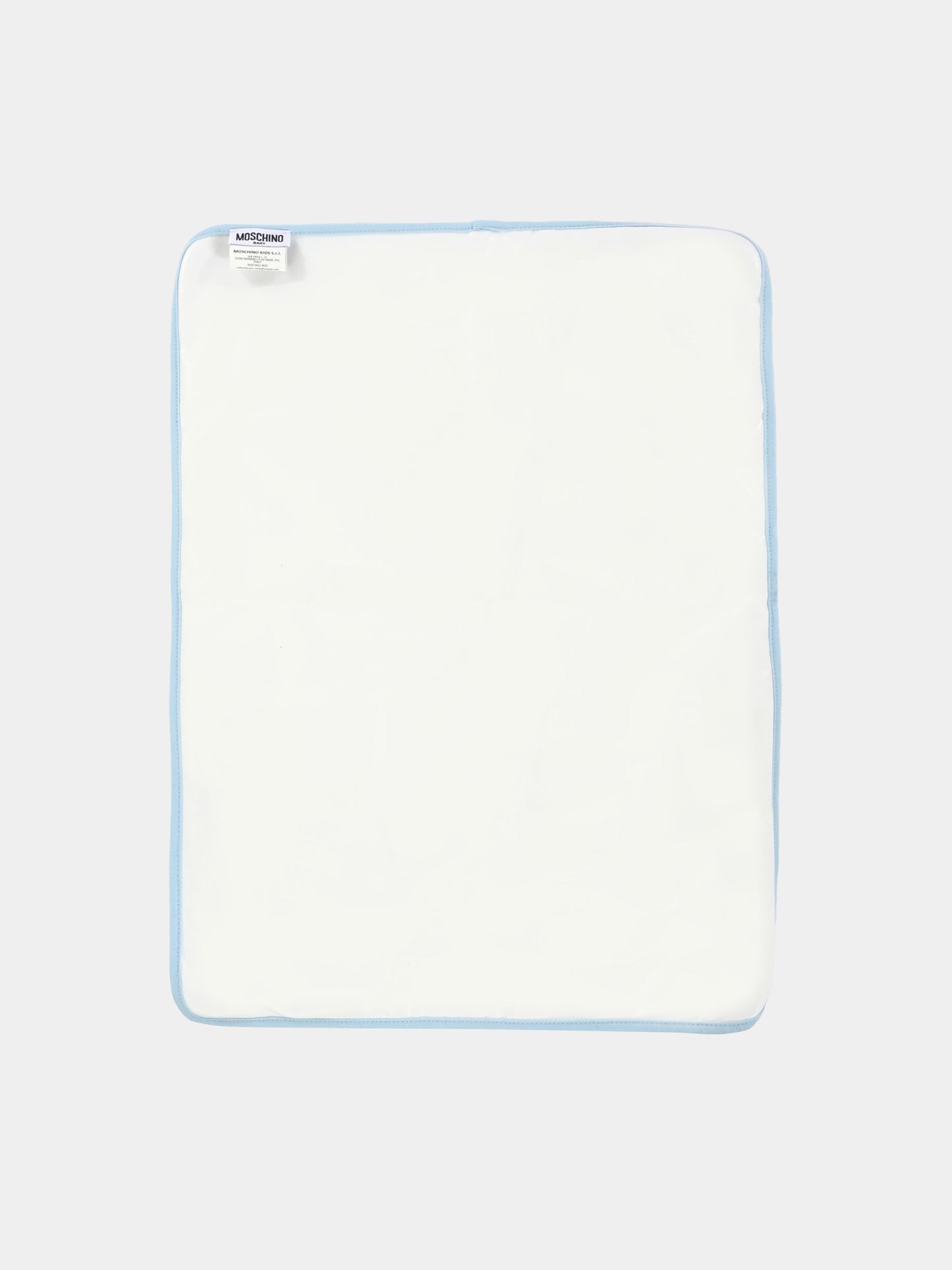 Borsa mamma celeste per neonato con Teddy Bear,Moschino Kids,MUX059 LYE01 84325