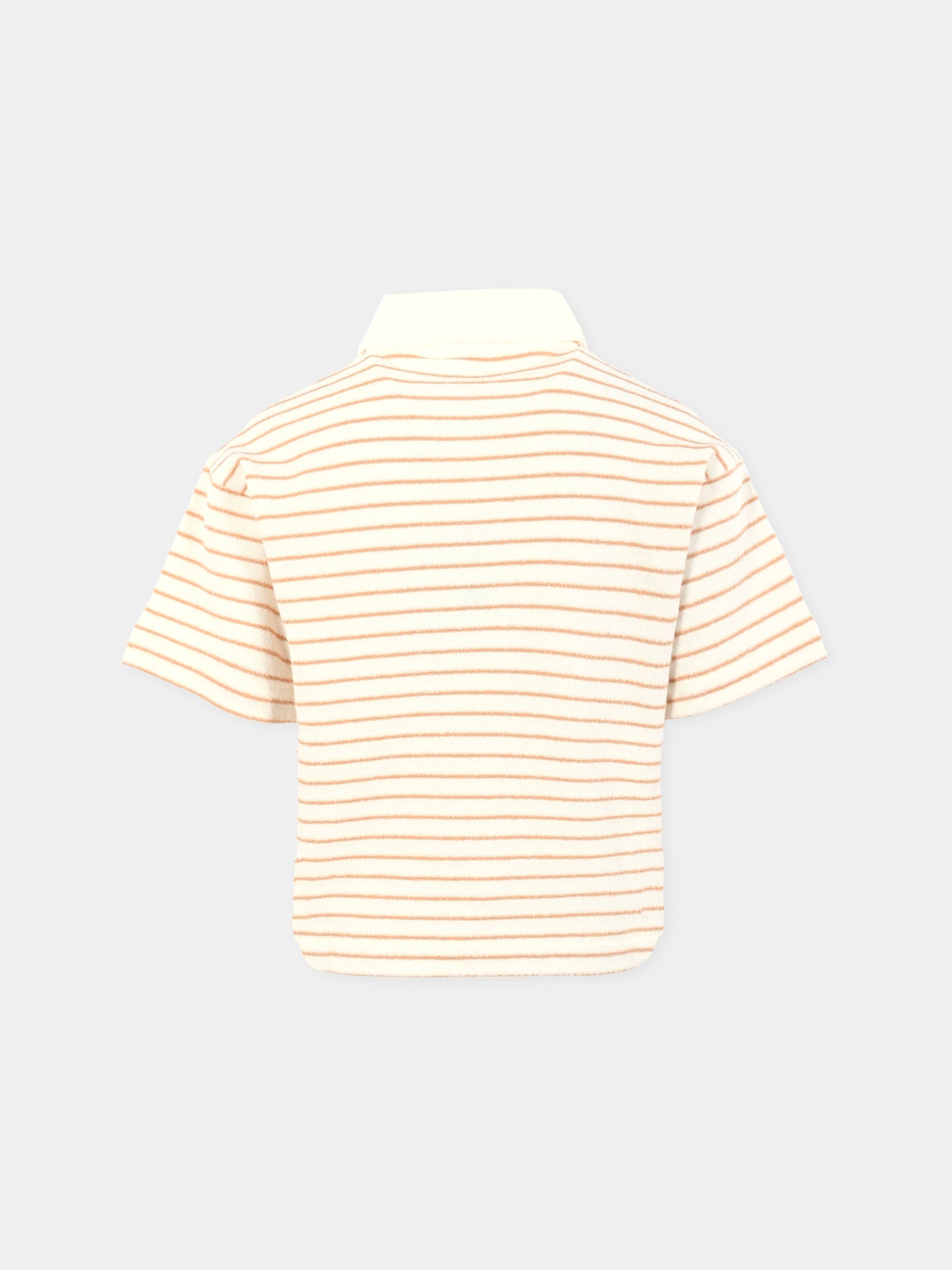 Polo bianca per bambina con coccodrillo,Lacoste,PJ8500 CKI