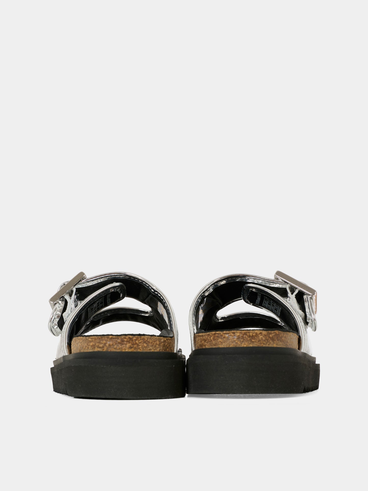 Ciabatte argento per bambina,Zadig & Voltaire Kids,X60281 016