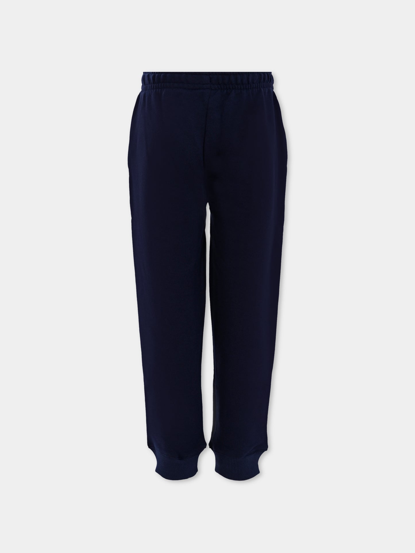 Pantaloni blu per bambini con coccodrillo,Lacoste,XJ9728 166