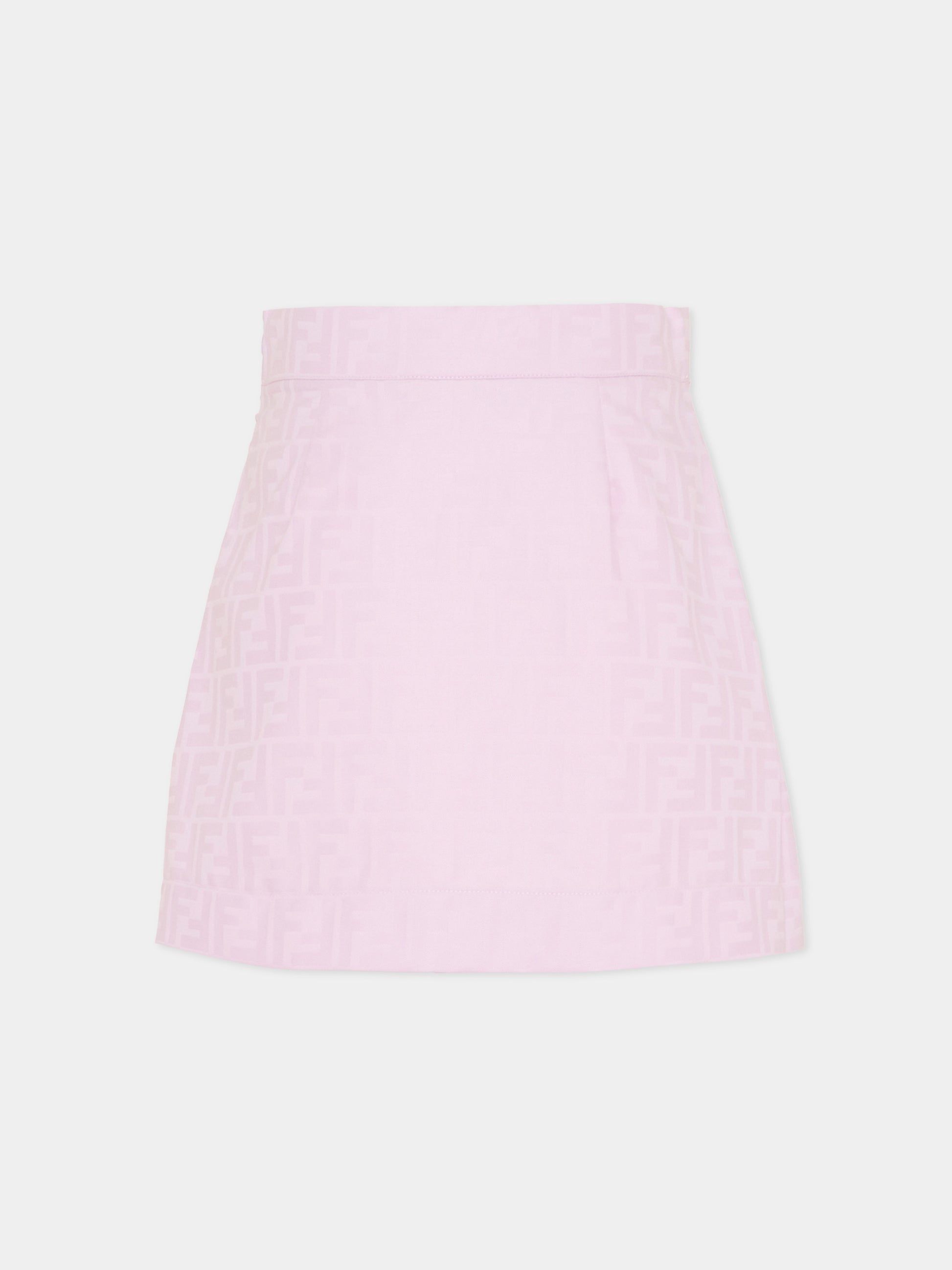 Gonna lilla per bambina con FF,Fendi Kids,JFE201 AS64 F0F5U