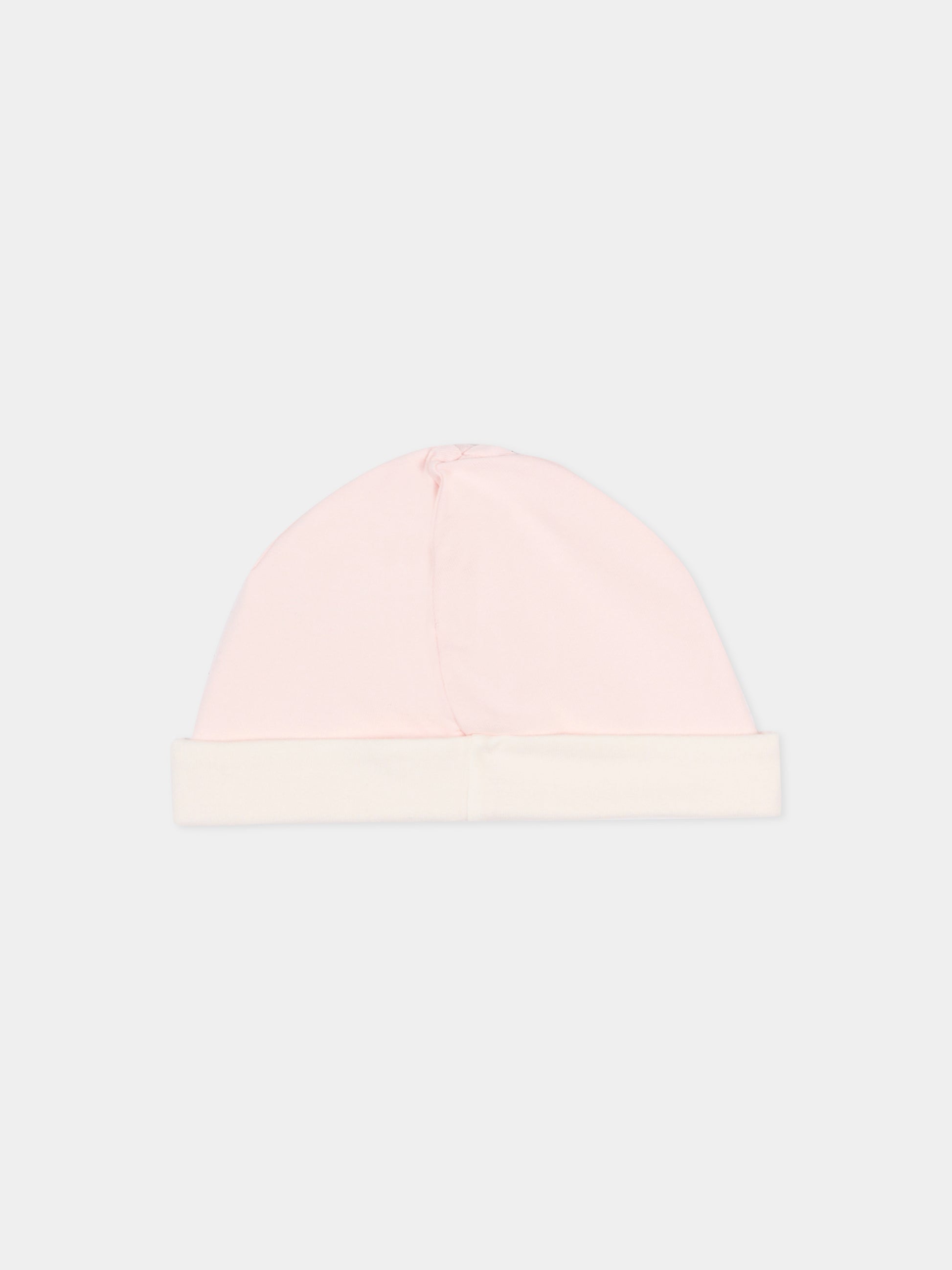 Set tutina rosa per neonata con logo ricamato,Fendi Kids,BUK154 ST8 F0C11