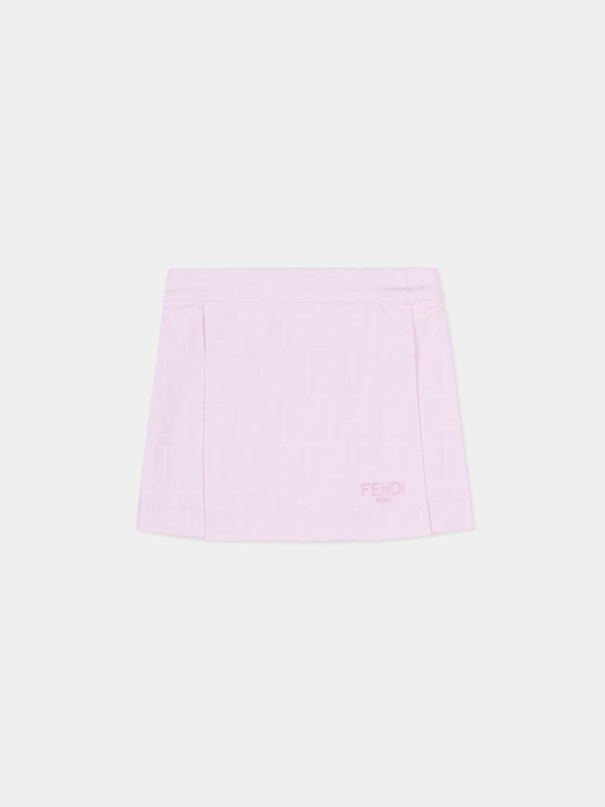 Gonna lilla per neonata con FF,Fendi Kids,BFE054 AS64 F0F5U