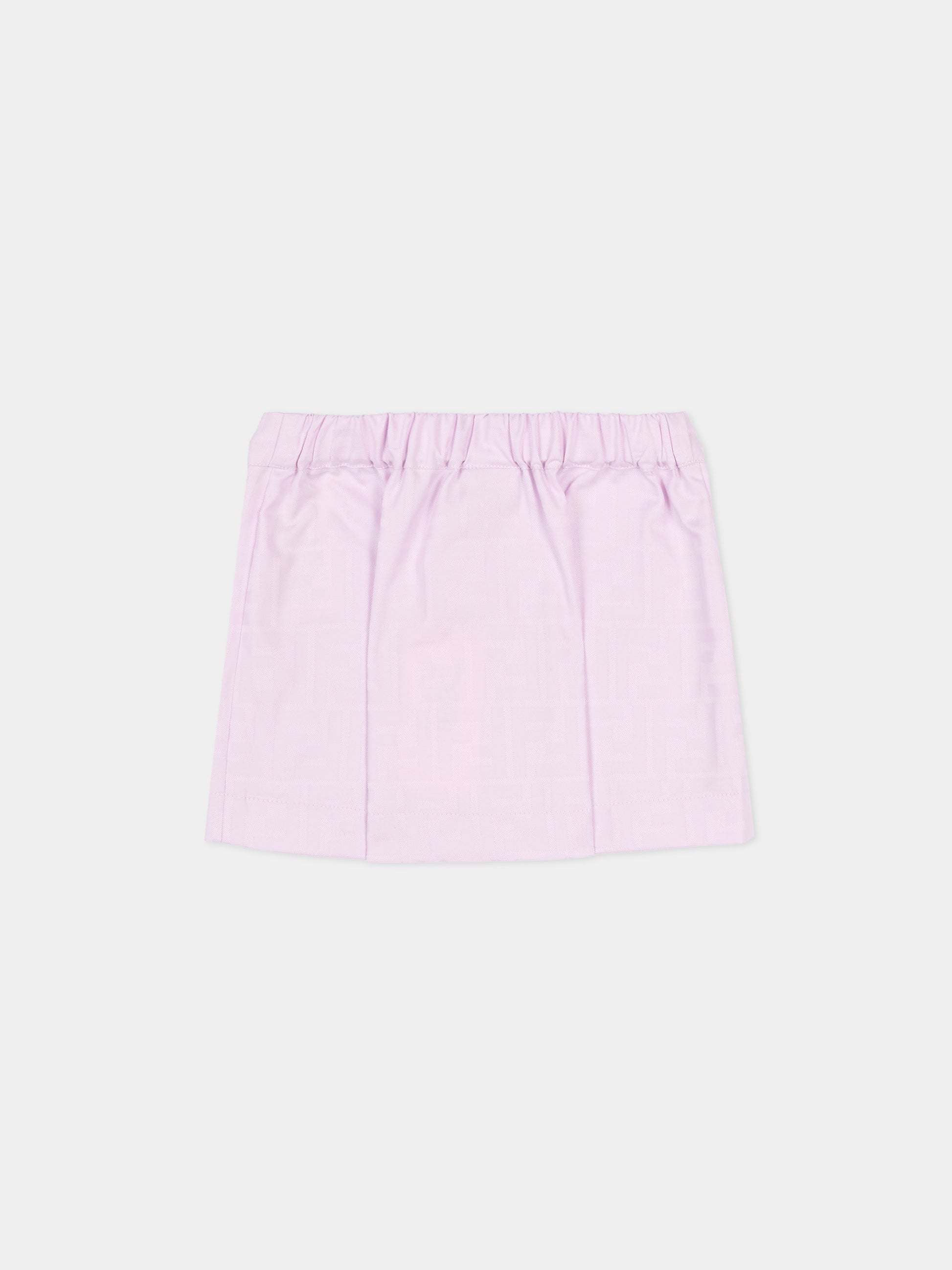 Gonna lilla per neonata con FF,Fendi Kids,BFE054 AS64 F0F5U