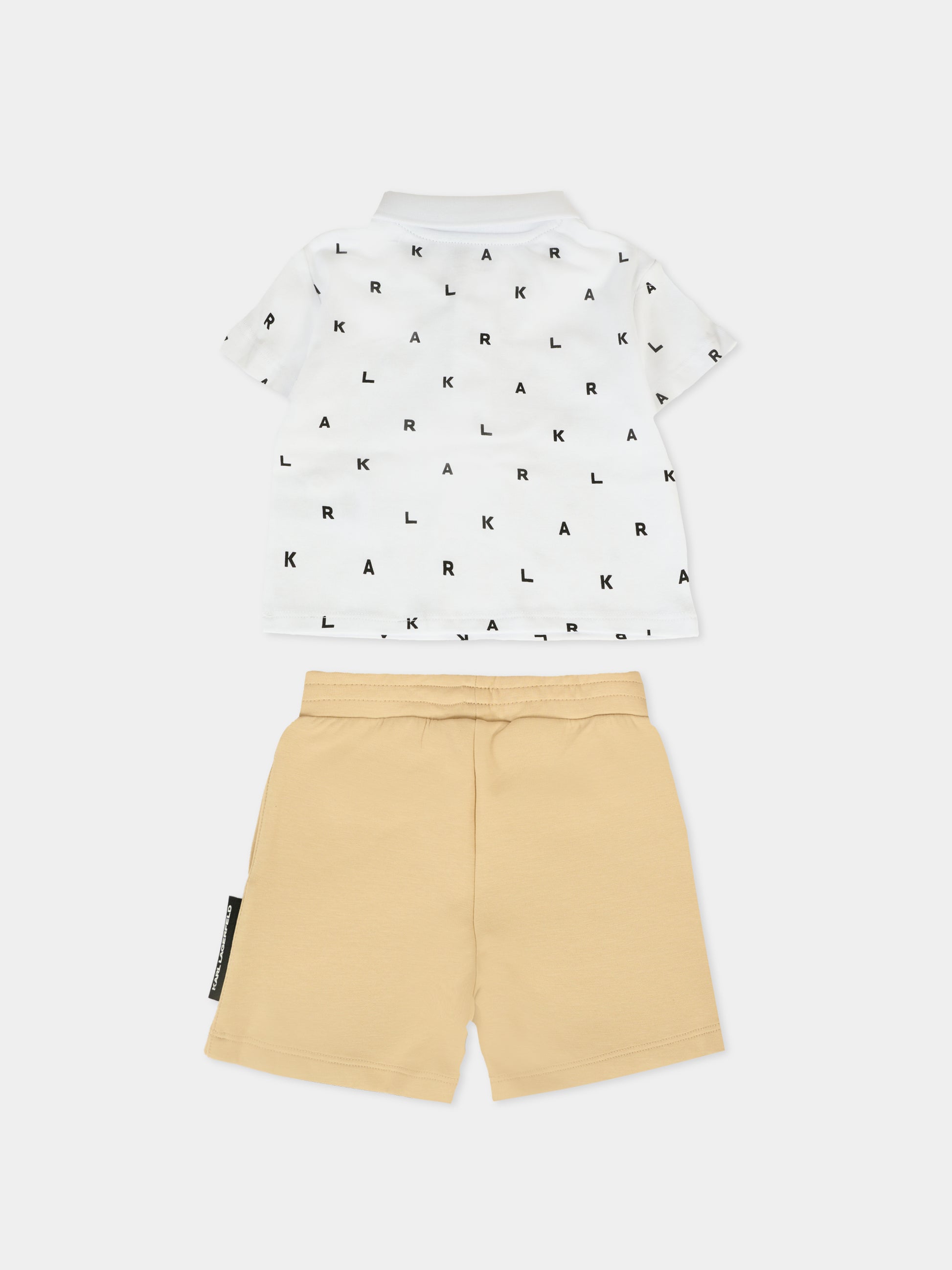 Completo multicolor per neonato con logo,Karl Lagerfeld Kids,Z30501 296