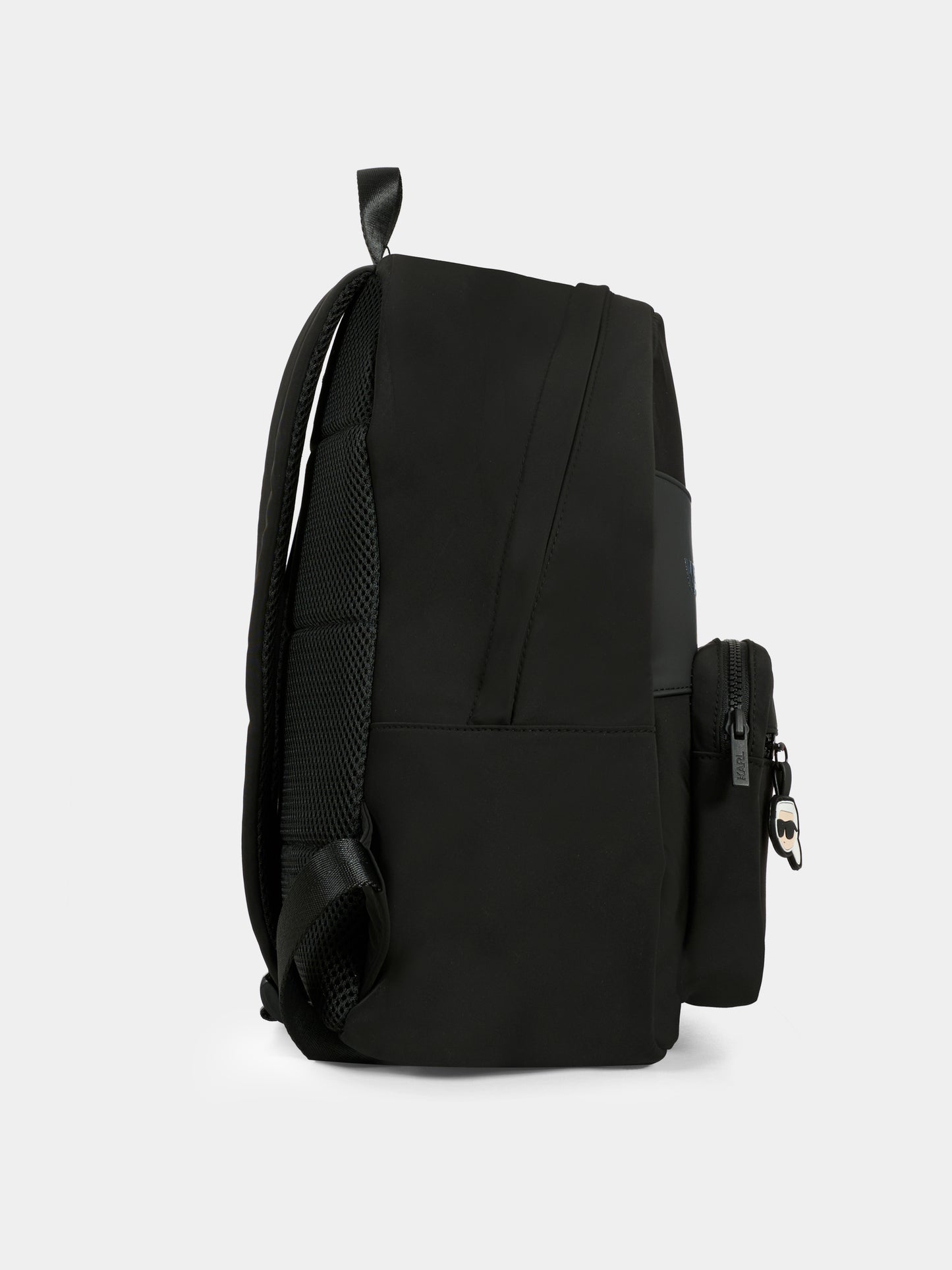 Zaino nero per bambini con logo,Karl Lagerfeld Kids,Z30553 09B