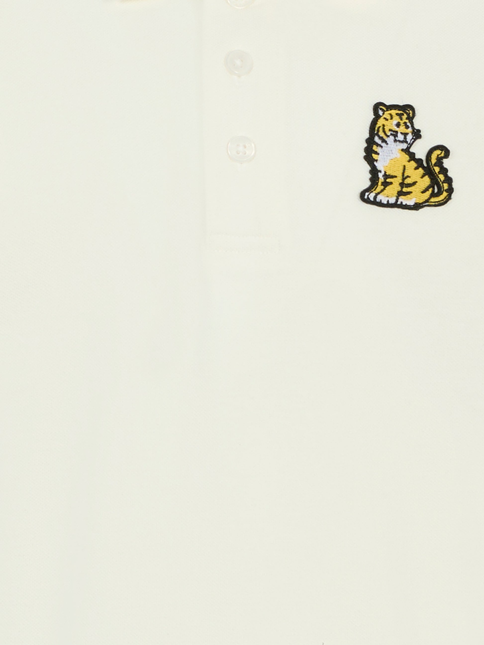 Polo avorio per bambino con Kotora,Kenzo Kids,K61168 117