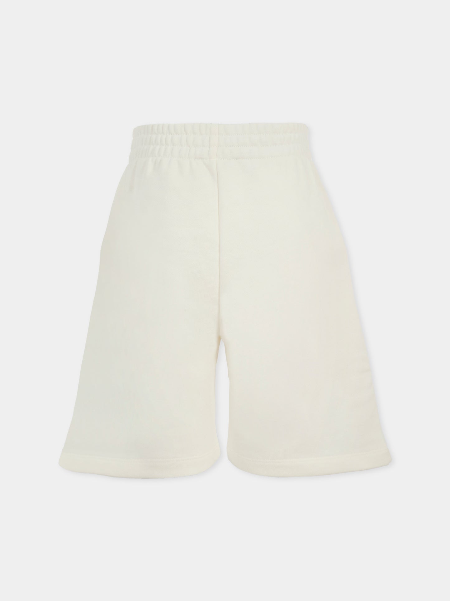 Shorts avorio per bambino con logo,Kenzo Kids,K61181 117