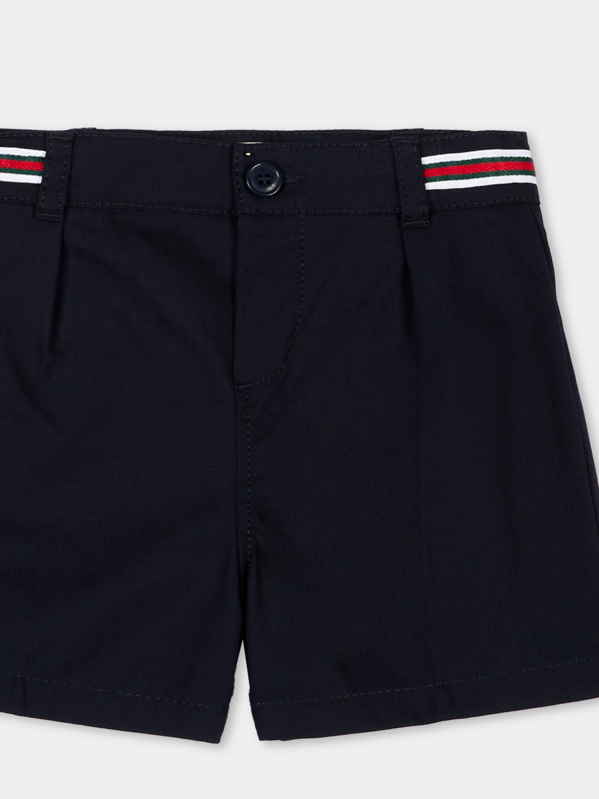 Shorts blu eleganti per neonato,Gucci Kids,854113 XWA7E 4330