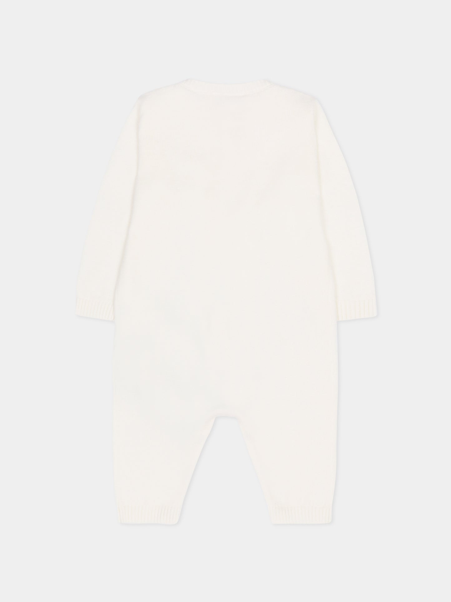 Tutina avorio per neonati con GG,Gucci Kids,851231 XKFFH 9692