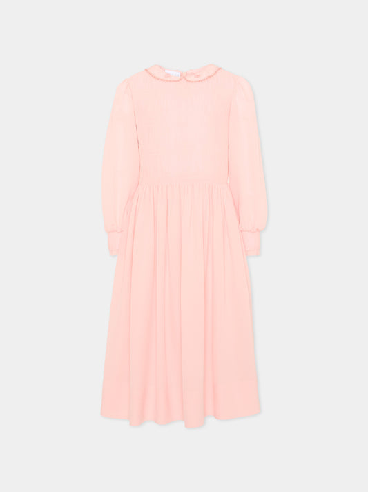 Abito rosa per bambina,Gucci Kids,827818 ZAHDU 5131