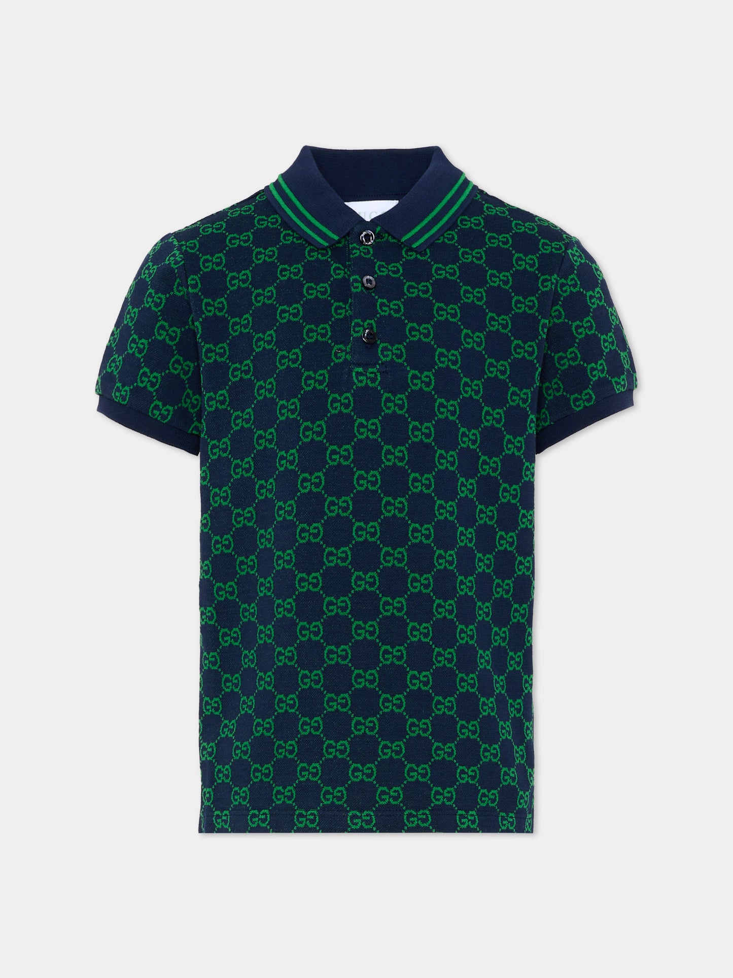 Multicolor GG polo for Kids