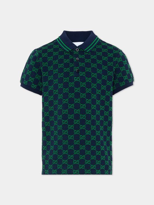 Multicolor GG polo for Kids