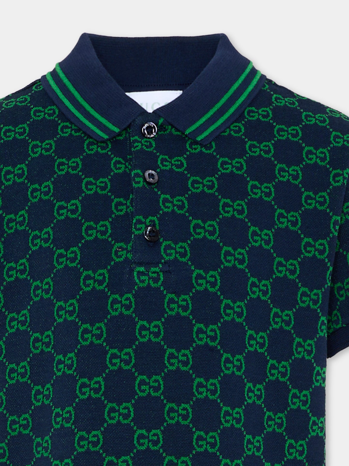 Multicolor GG polo for Kids
