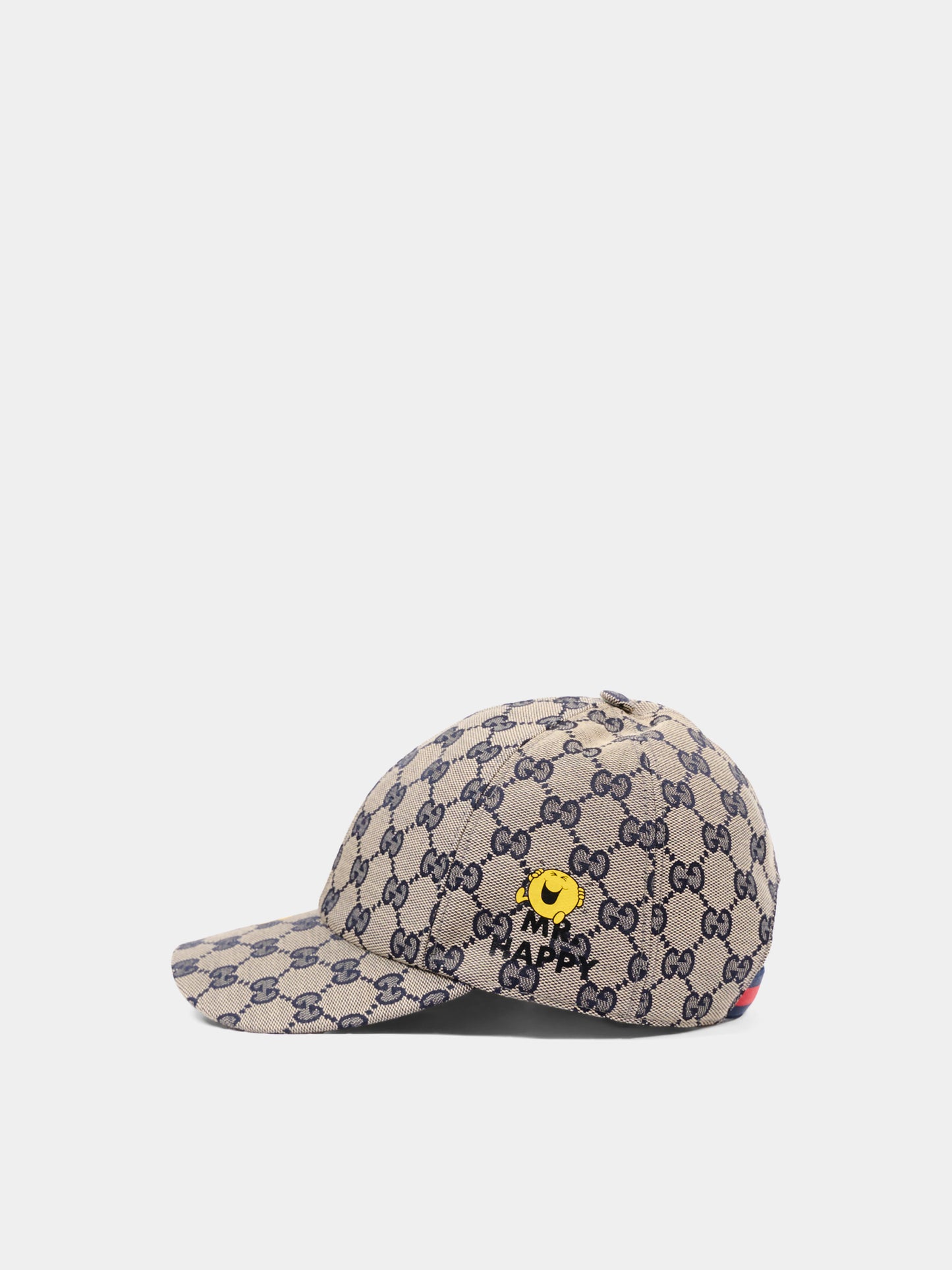 Cappello beige per bambini con Mr. Happy,Gucci Kids,860009 3HBJJ 4068
