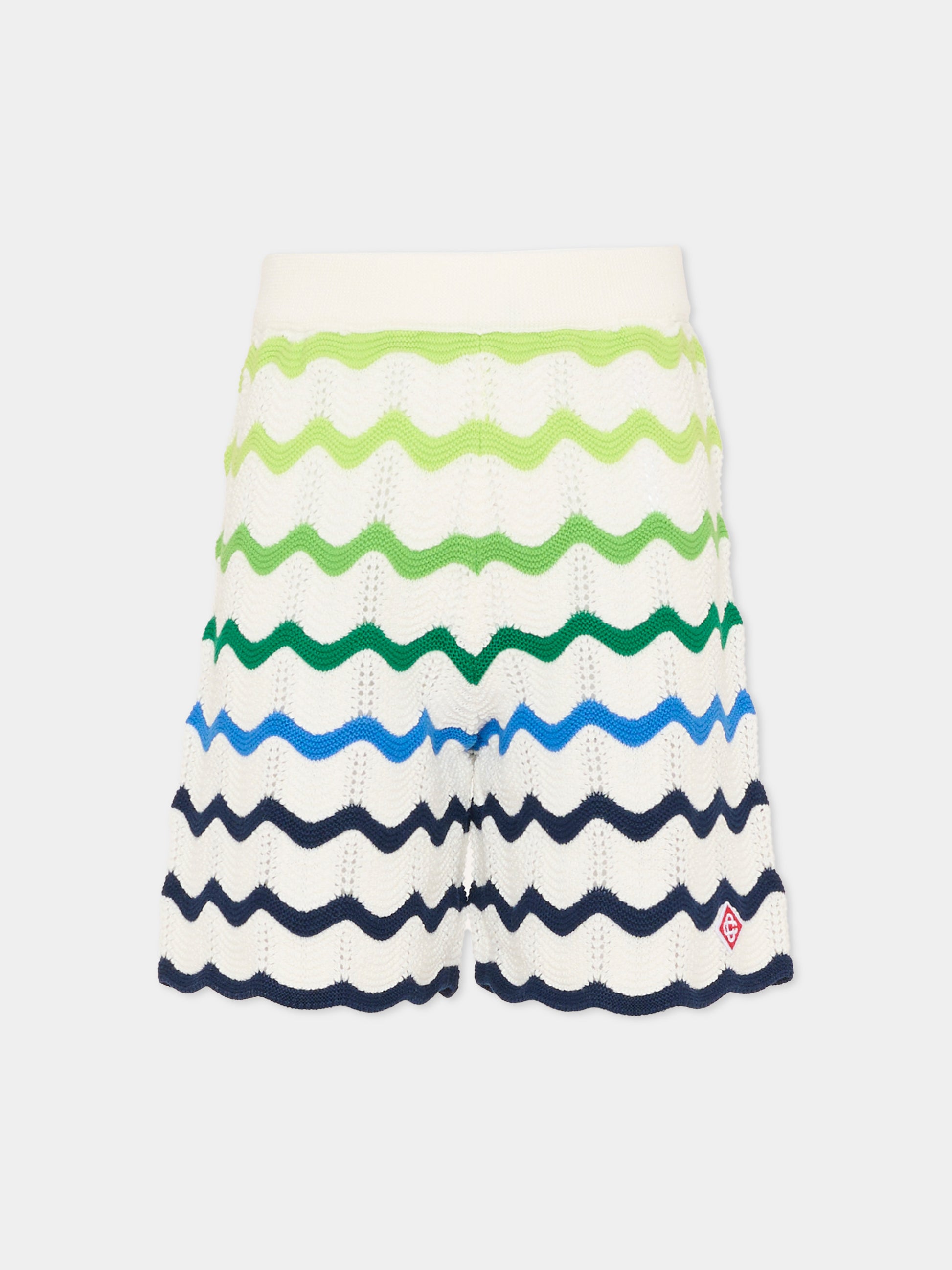 Shorts multicolor per bambino con logo,Casablanca,KSP26 KW 970 02 EX BC