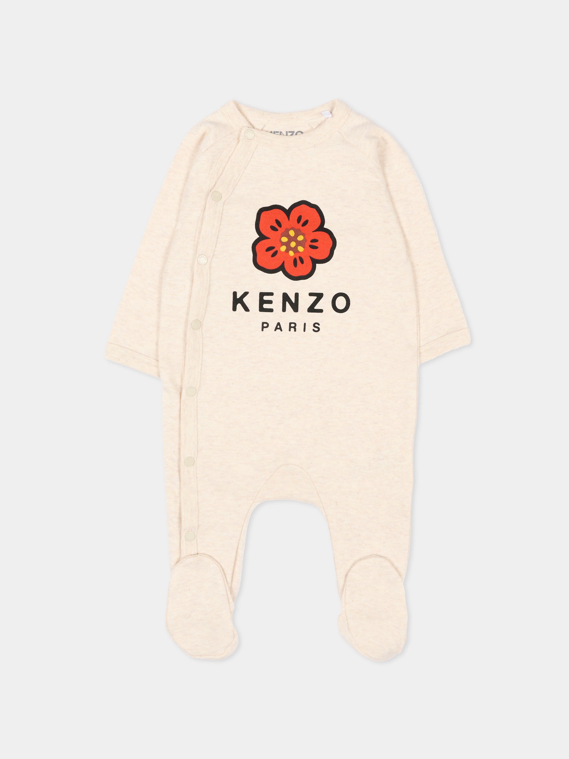 Set tutine rosa per neonata con fiore Boke,Kenzo Kids,K61614 43B