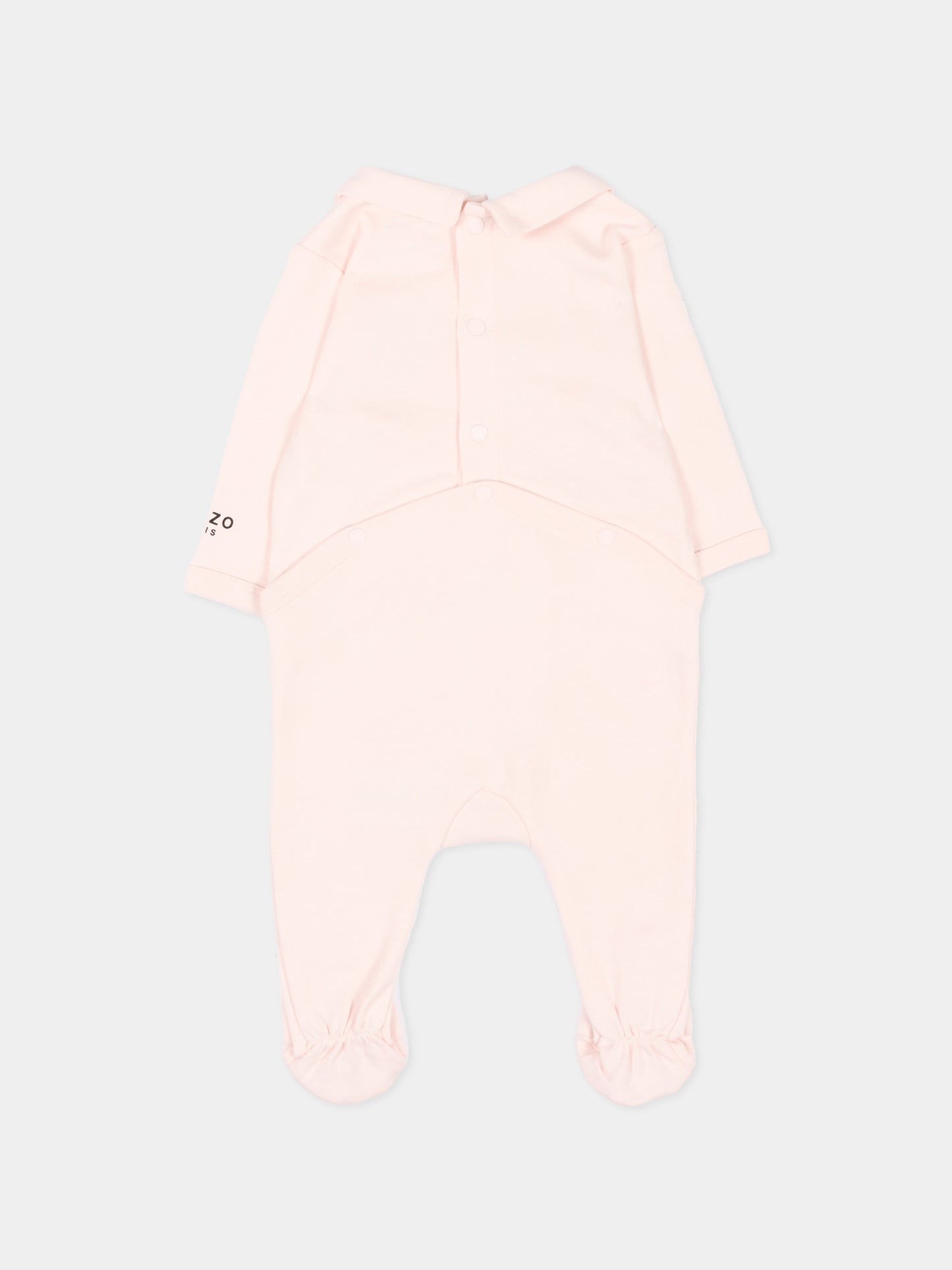 Set tutine rosa per neonata con fiore Boke,Kenzo Kids,K61614 43B