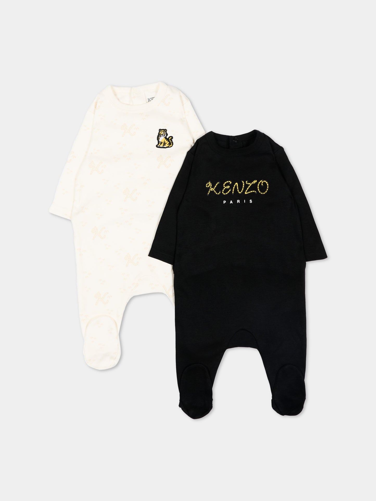 Set tutine blu per neonato con logo,Kenzo Kids,K61616 095