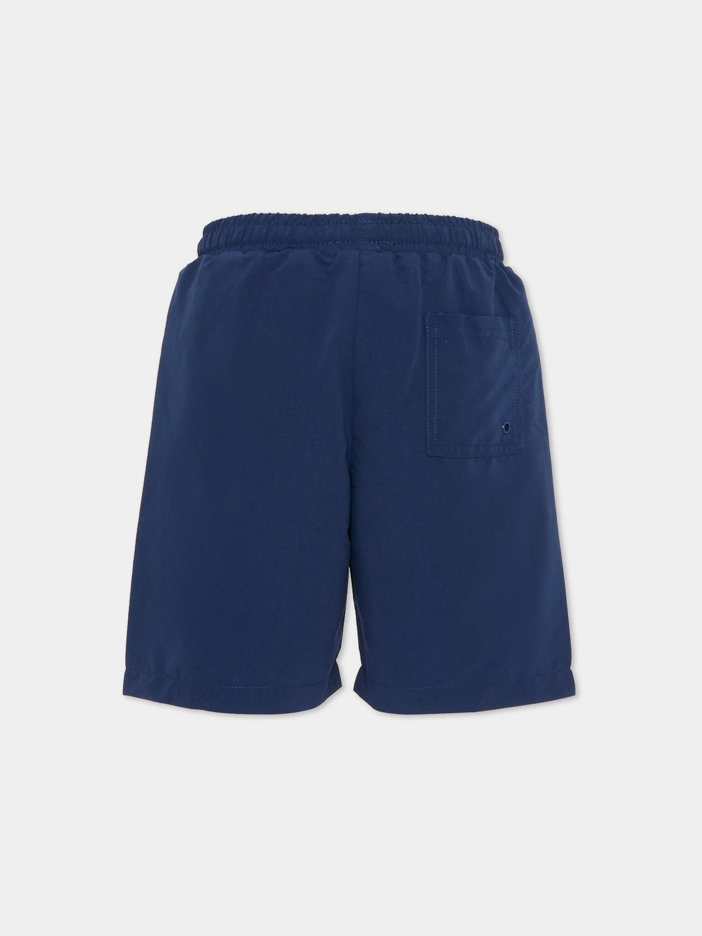 Boxer mare blu per bambino con Lucky Tiger,Kenzo Kids,K61619 84N