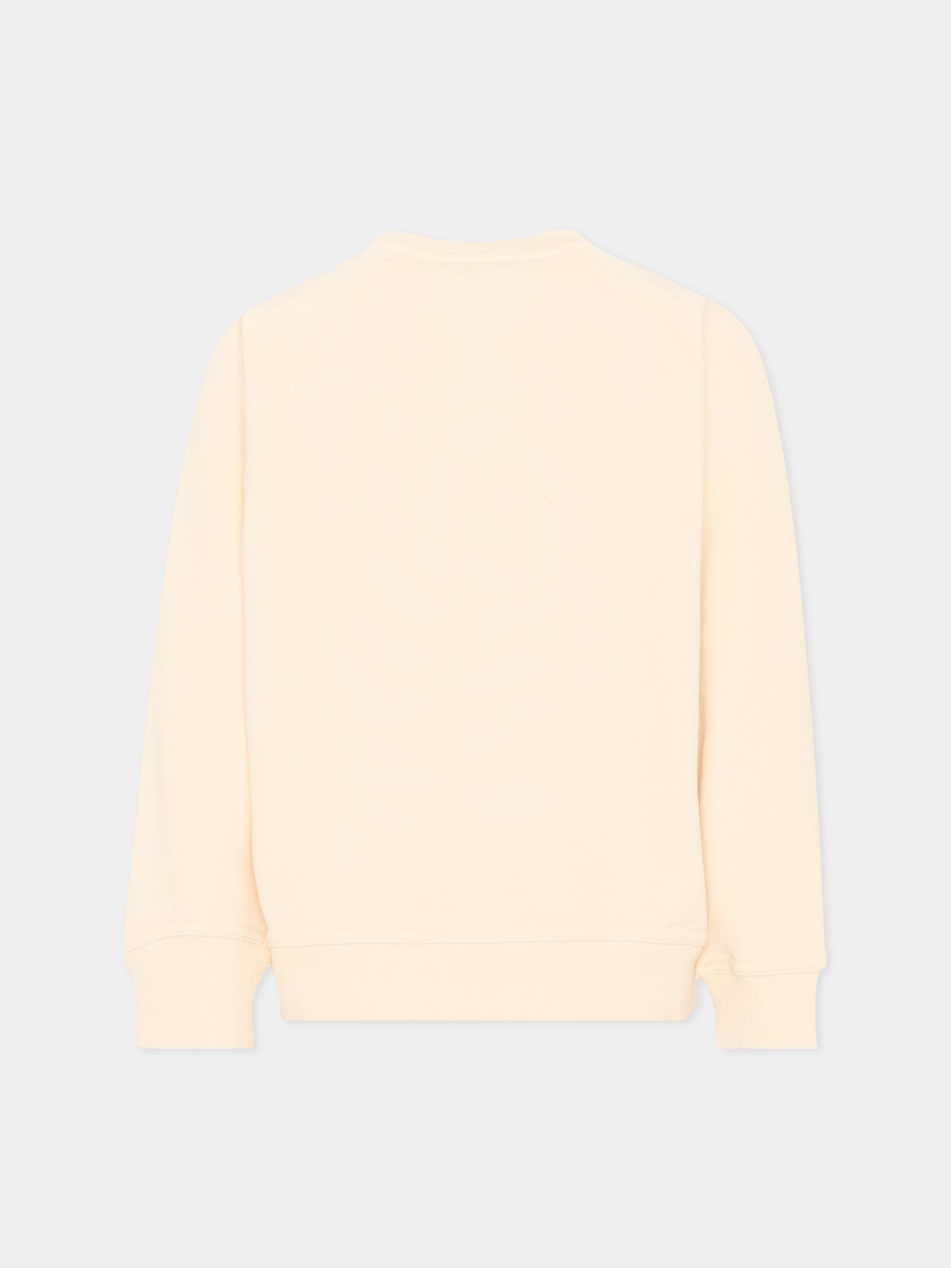 Felpa beige per bambini con panda,Kenzo Kids,K61657 208