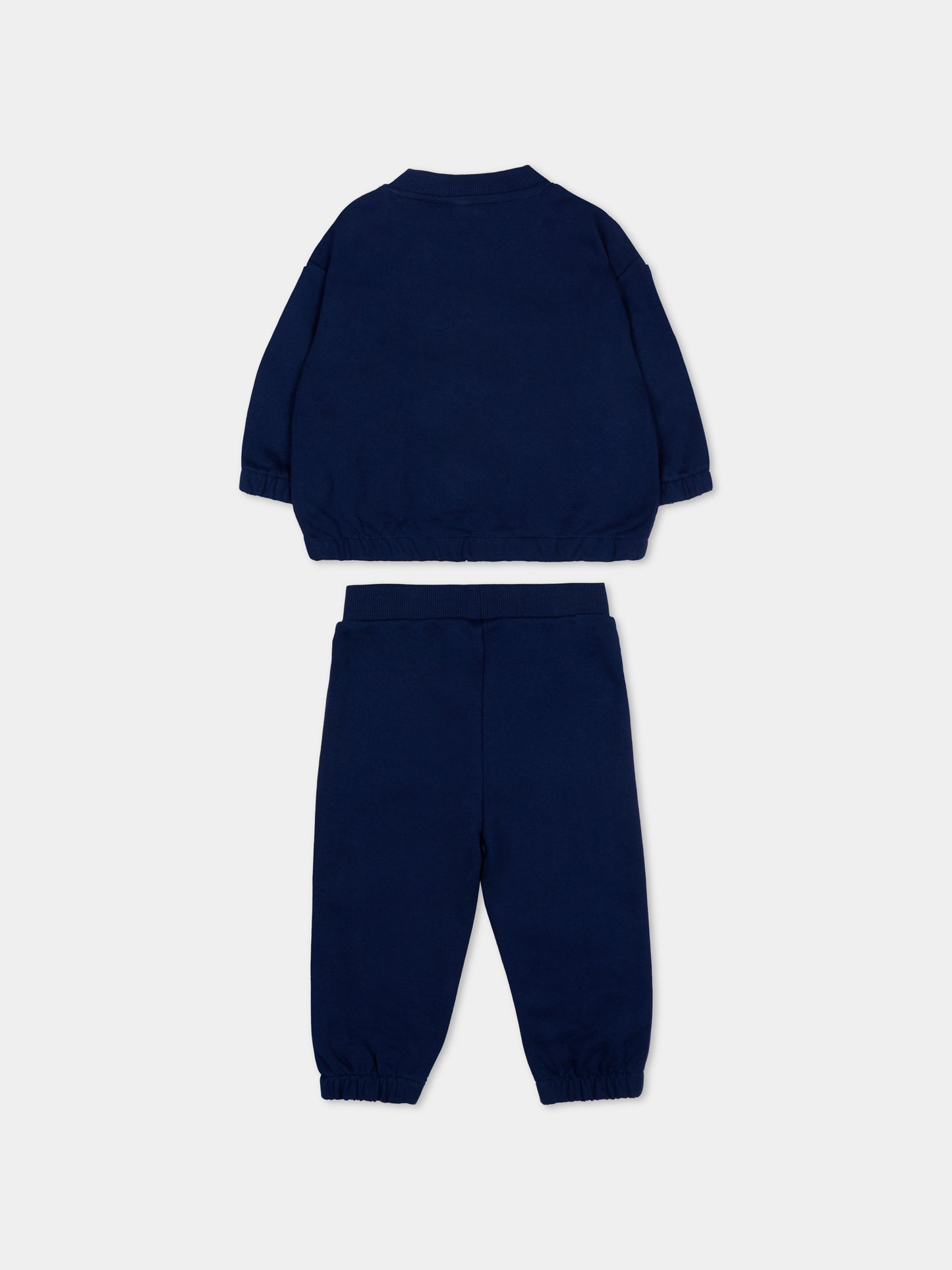 Completo sportivo blu per neonati con Kenzo Tiger,Kenzo Kids,K61720 84N