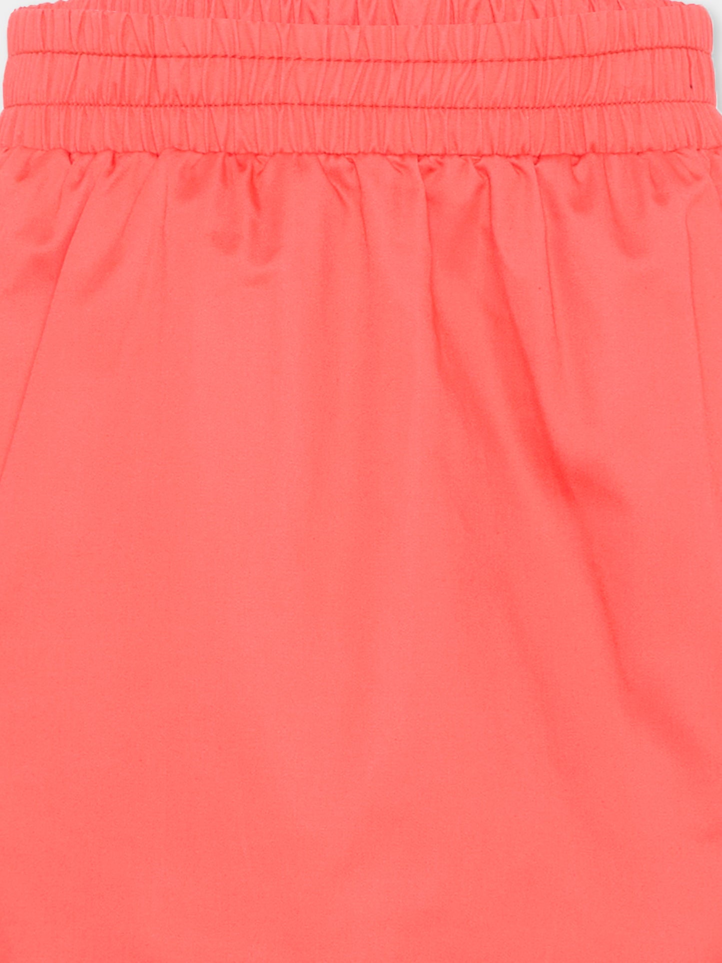 Gonna rossa per bambina con logo,Kenzo Kids,K61777 976