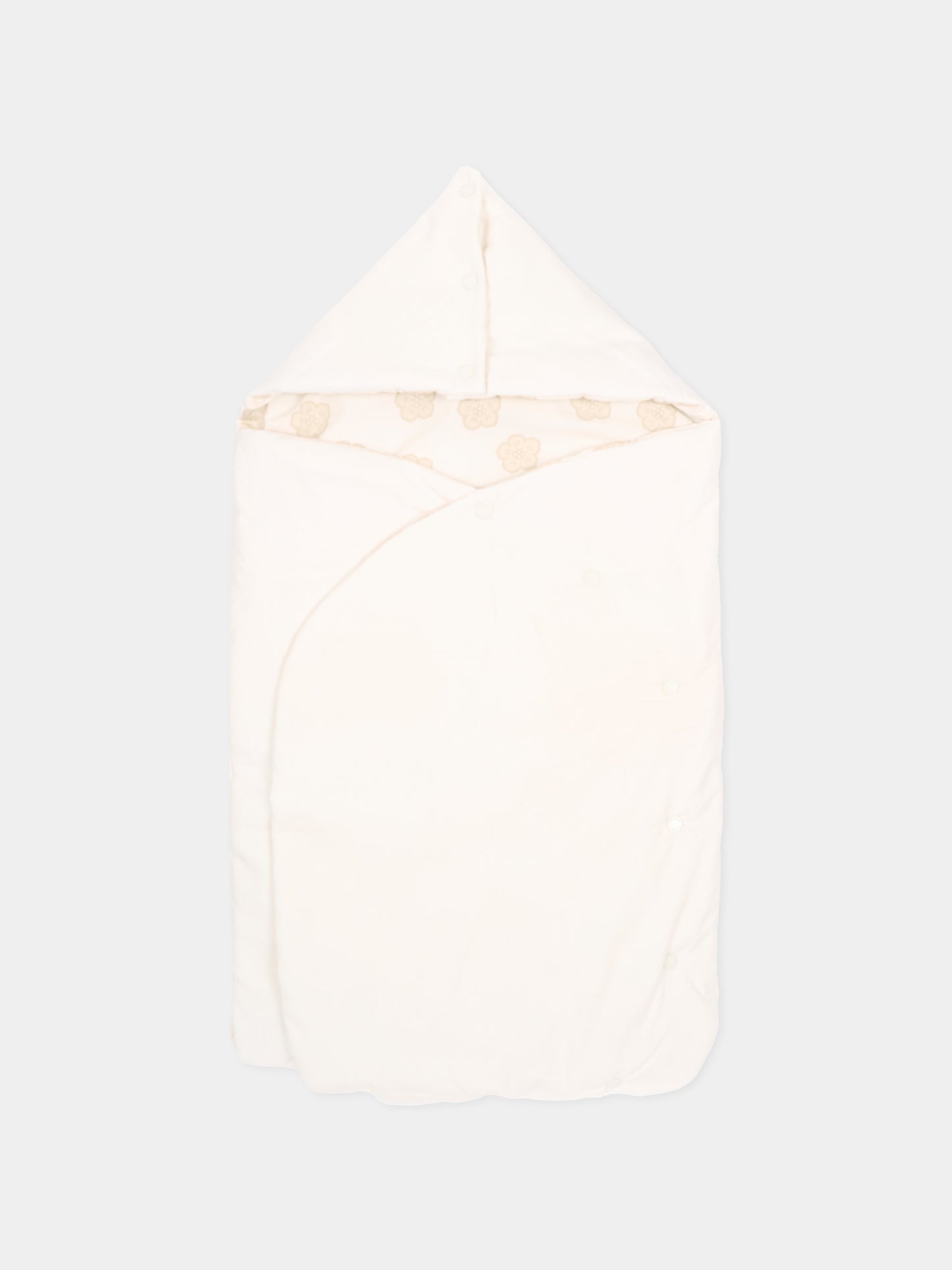 Sacco nanna bianco per neonati con fiori Boke,Kenzo Kids,K61825 117