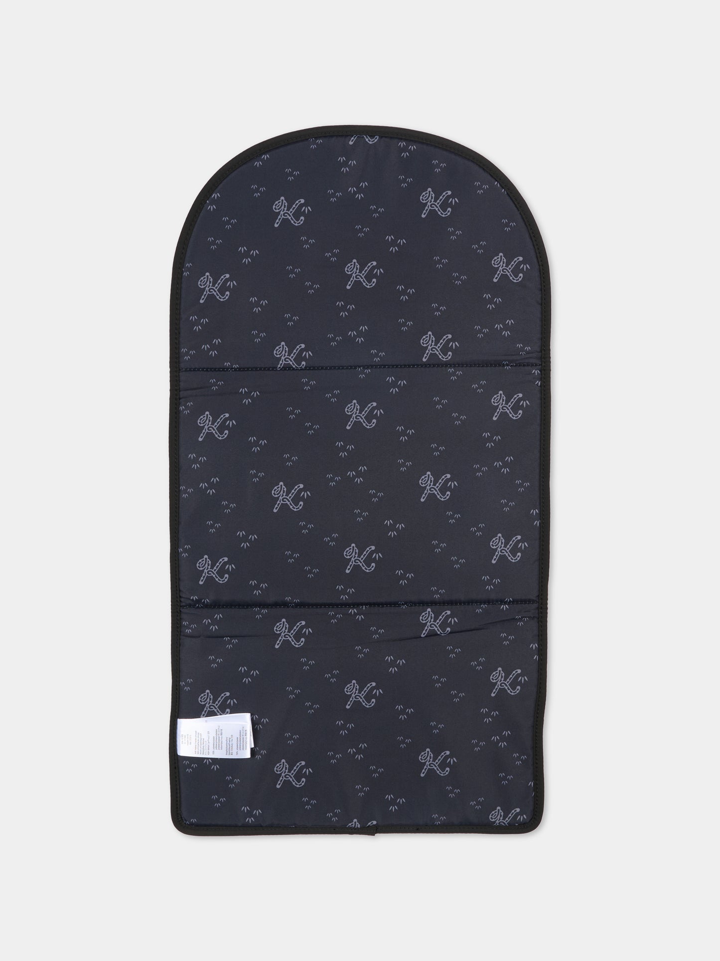 Borsa mamma nera per neonati con logo,Kenzo Kids,K61828 095