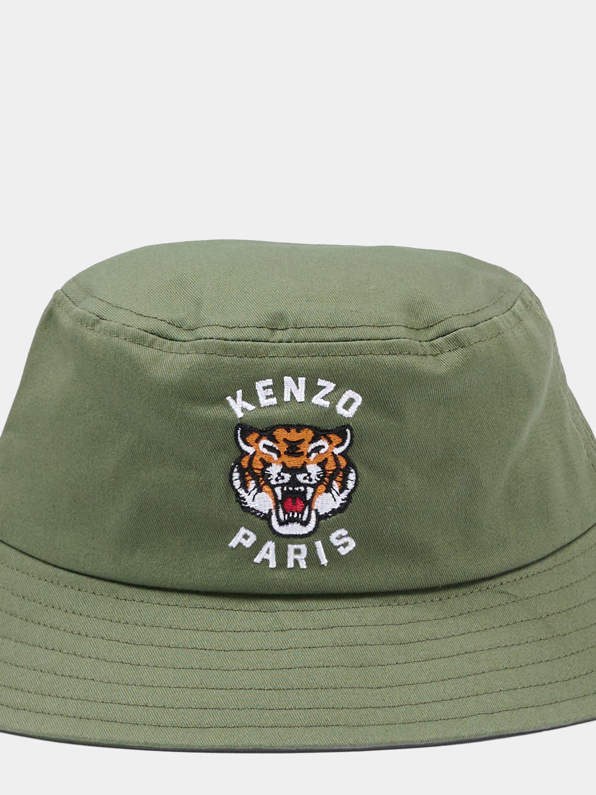 Cloche verde per bambini con Lucky Tiger,Kenzo Kids,K61830 64B