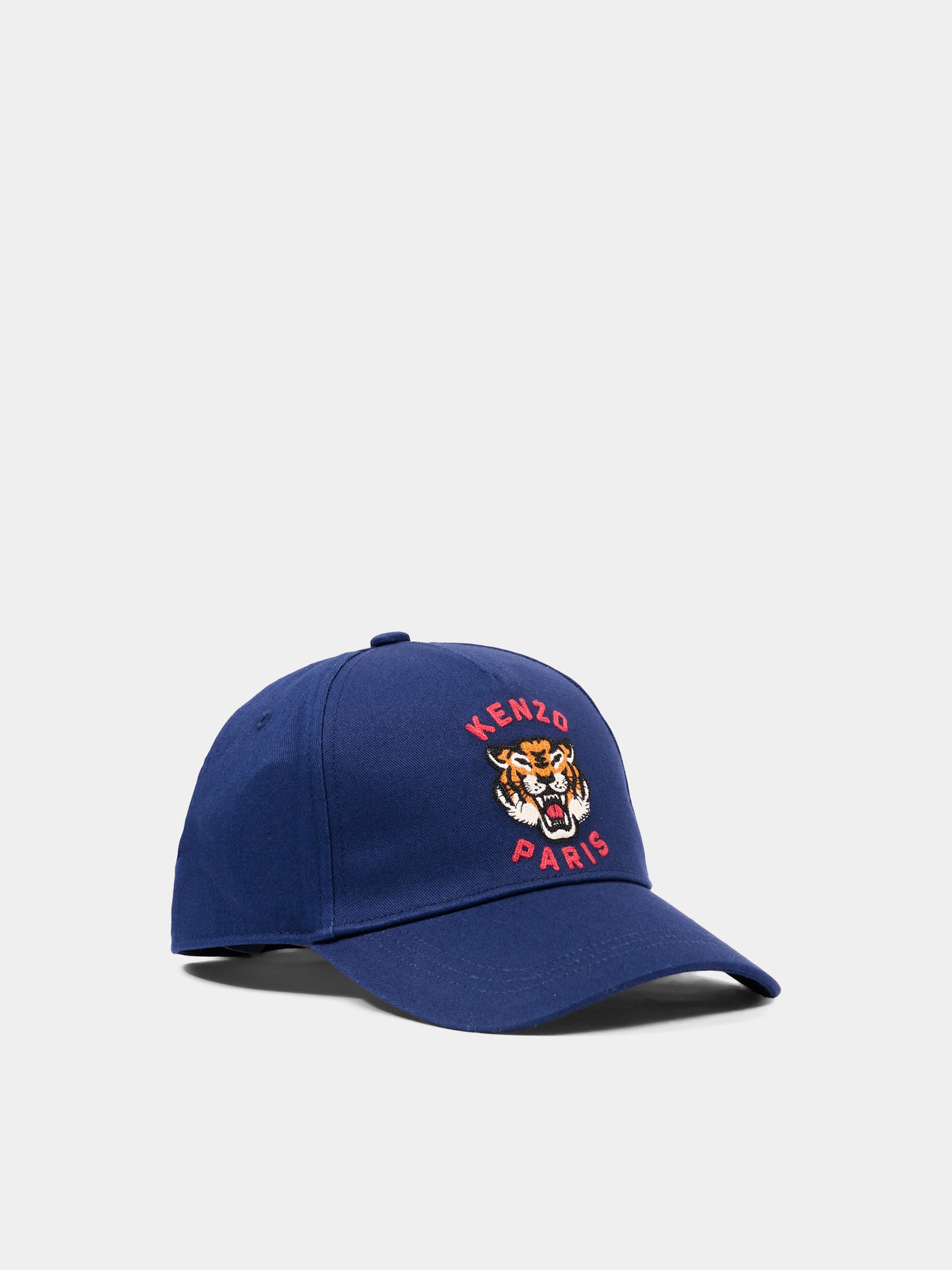 Cappello blu per bambini con logo Tiger,Kenzo Kids,K61831 84N