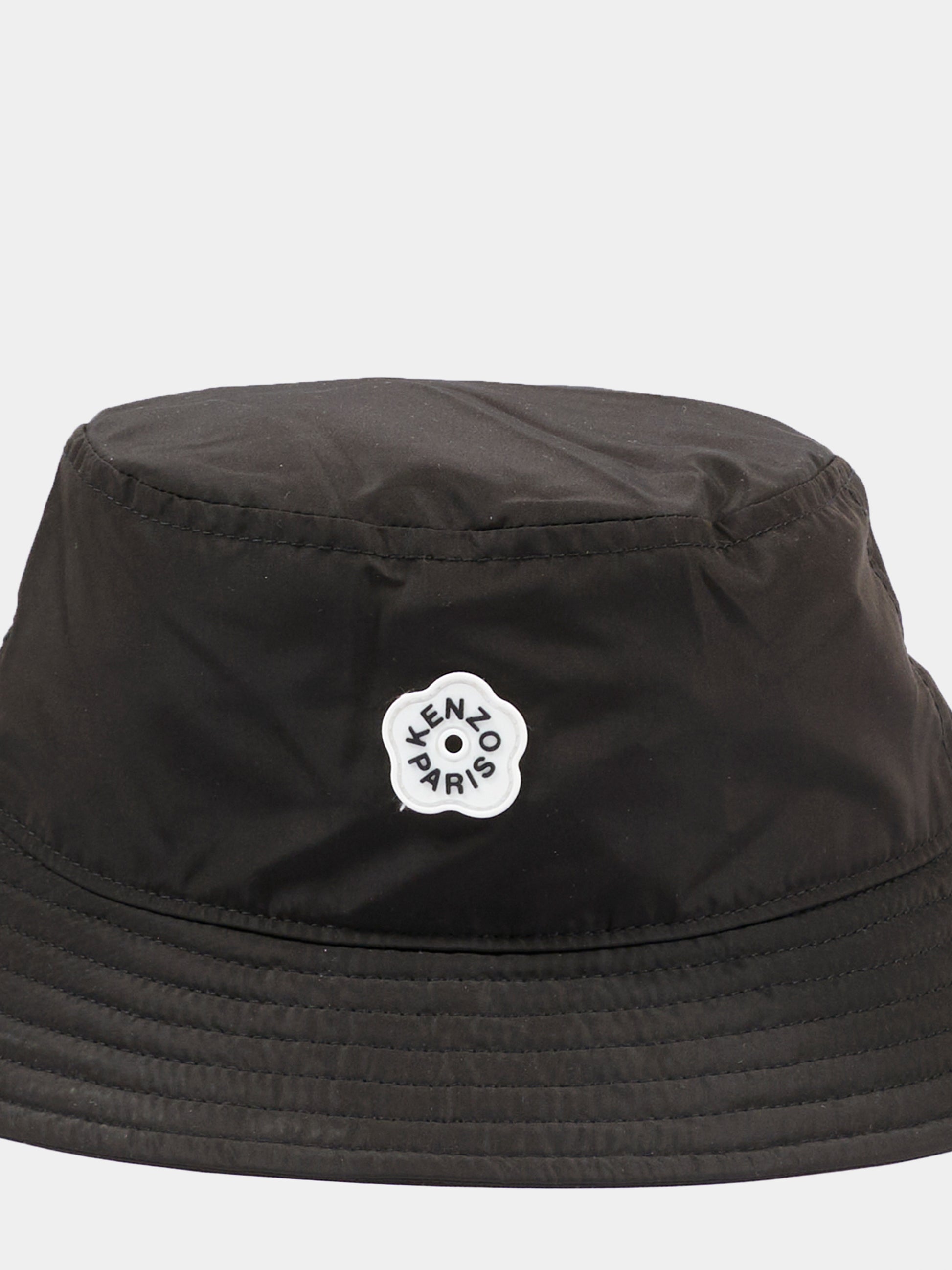 Cloche nera per bambini con papavero,Kenzo Kids,K61834 095