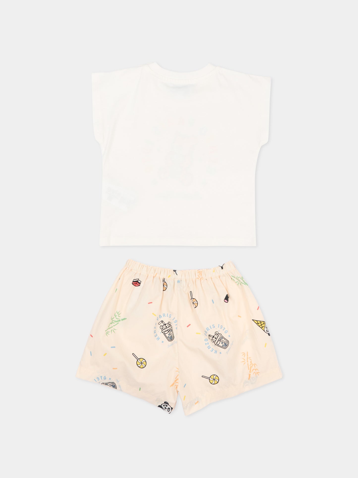 Completo sportivo multicolor per neonati con Bubble Tiger,Kenzo Kids,K61856 208