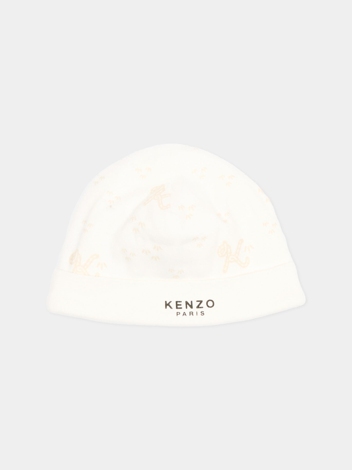 Set tutina avorio per neonati con logo,Kenzo Kids,K61857 117