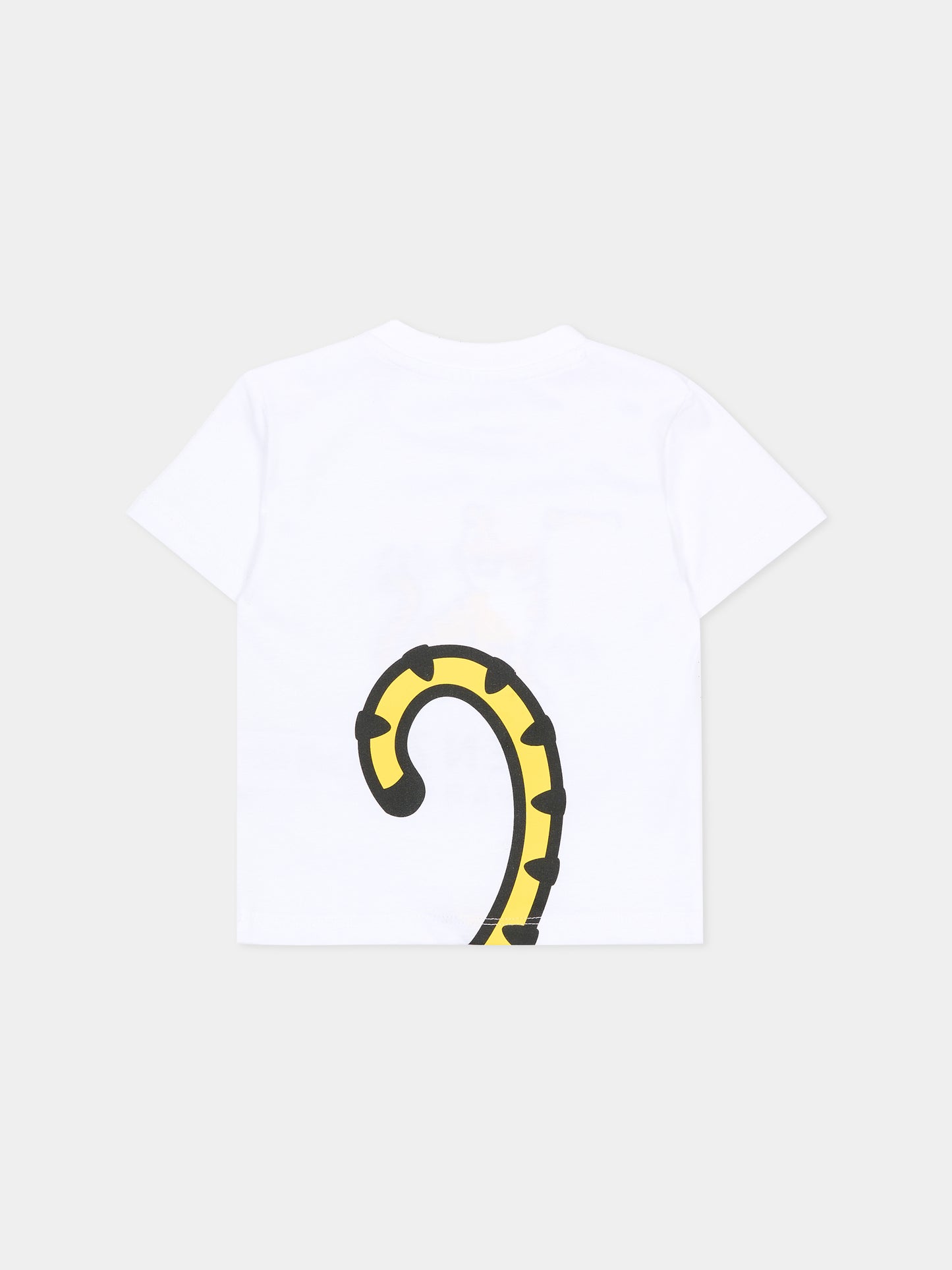 T-shirt bianca per neonati con Kotora,Kenzo Kids,K61866 10P