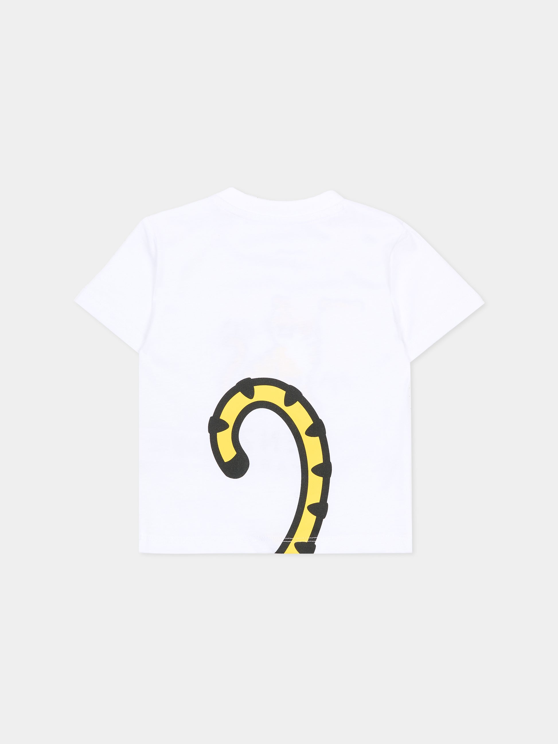 T-shirt bianca per neonati con Kotora,Kenzo Kids,K61866 10P