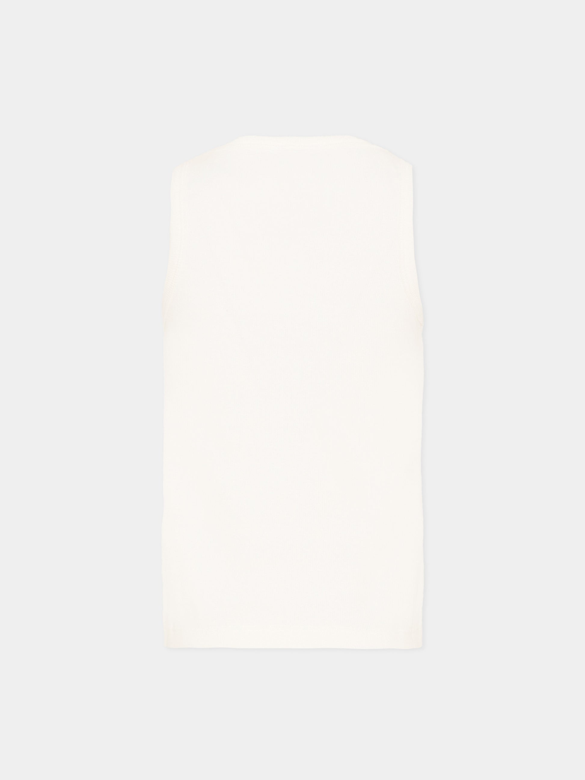 Canotta bianca per bambina con logo papavero,Kenzo Kids,K61880 117