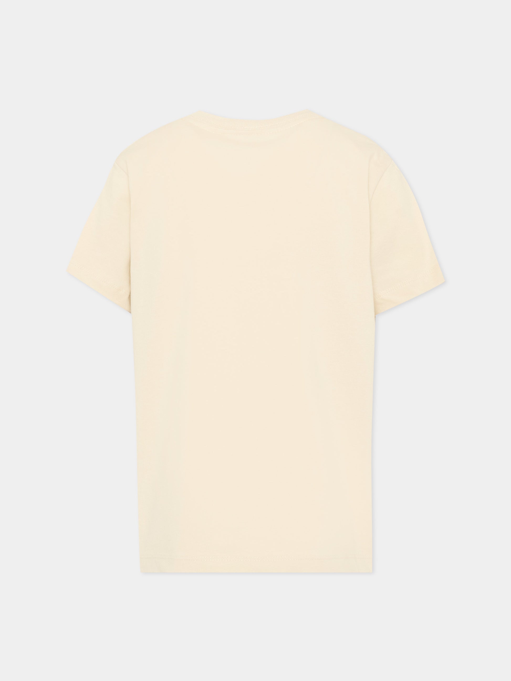 T-shirt beige Rame per bambino con palme,Molo,1S26A202 9813