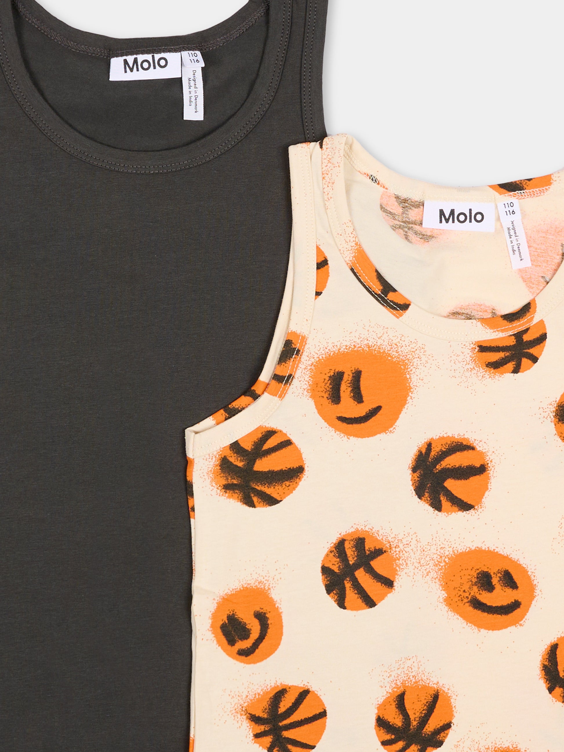 Set canottiere Jayden multicolor per bambino con palla da basket,Molo,1S26Q101 9750