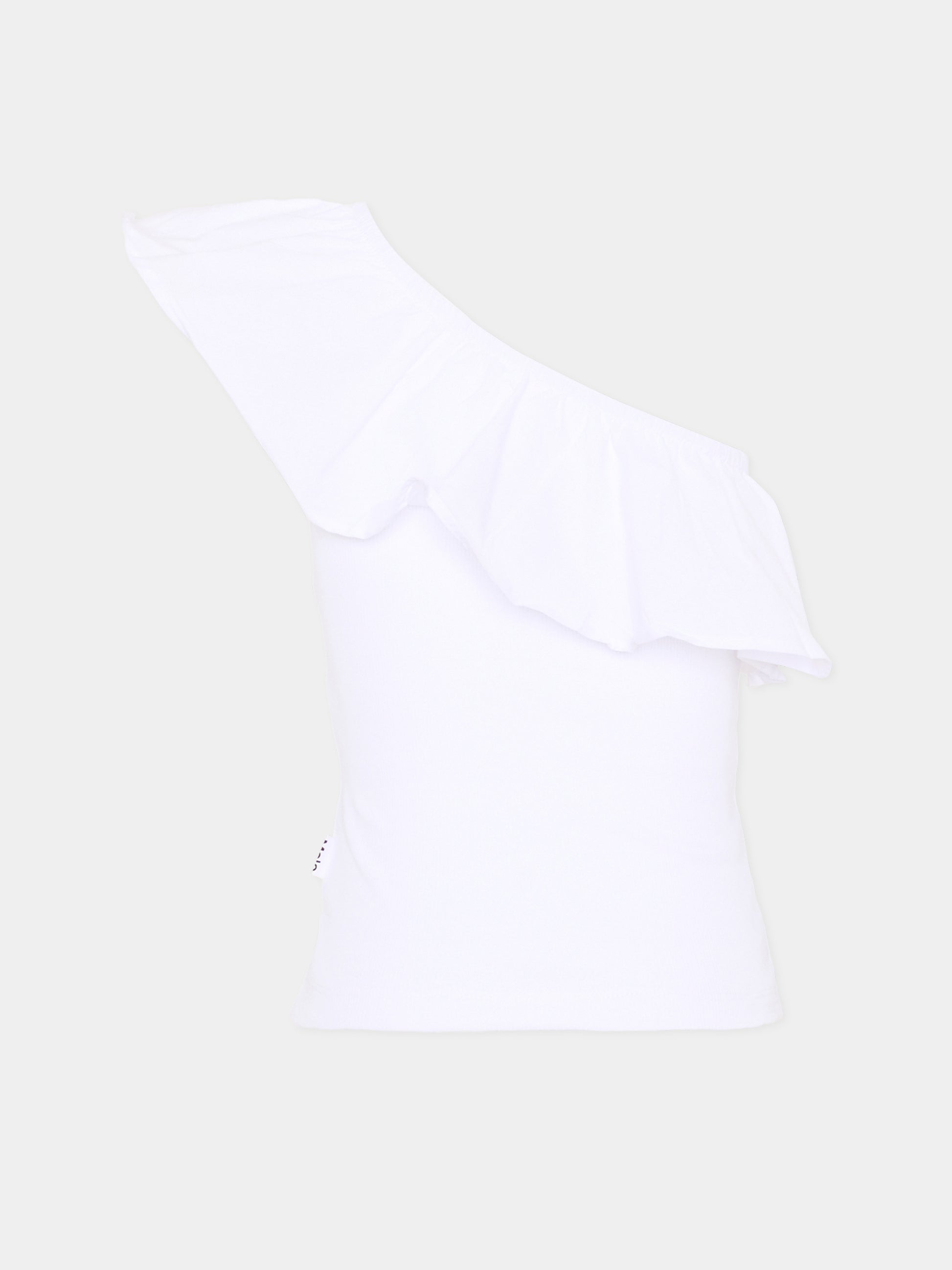 Top bianco Rebecca per bambina con volant,Molo,2S26A102 5636