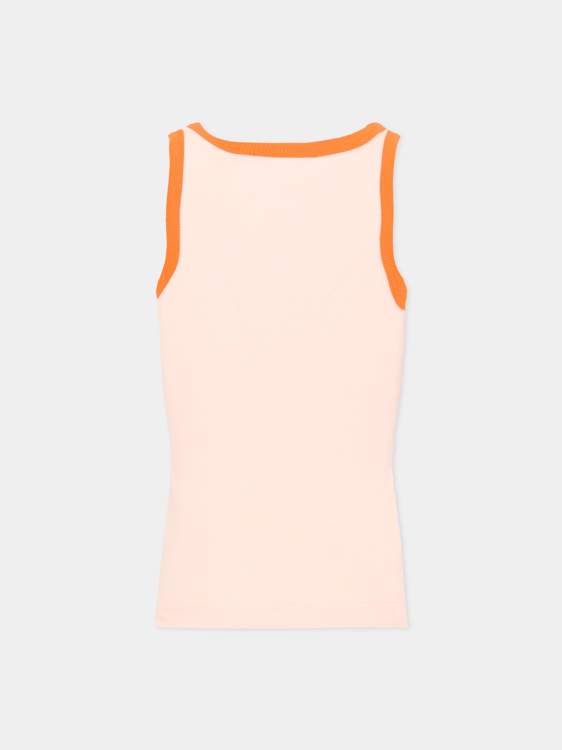 Canotta rosa per bambina con stampa,Molo,2S26A113 5647