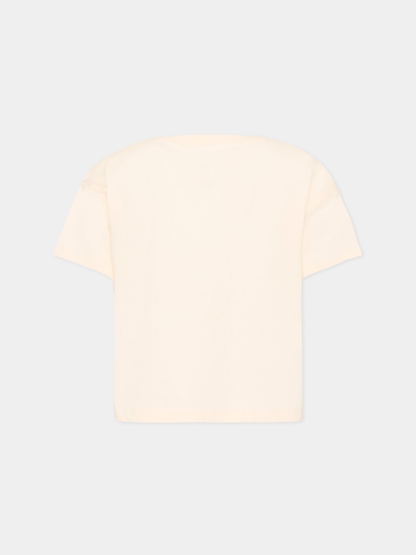 T-shirt avorio Reinette per bambina con macarons,Molo,2S26A210 2444