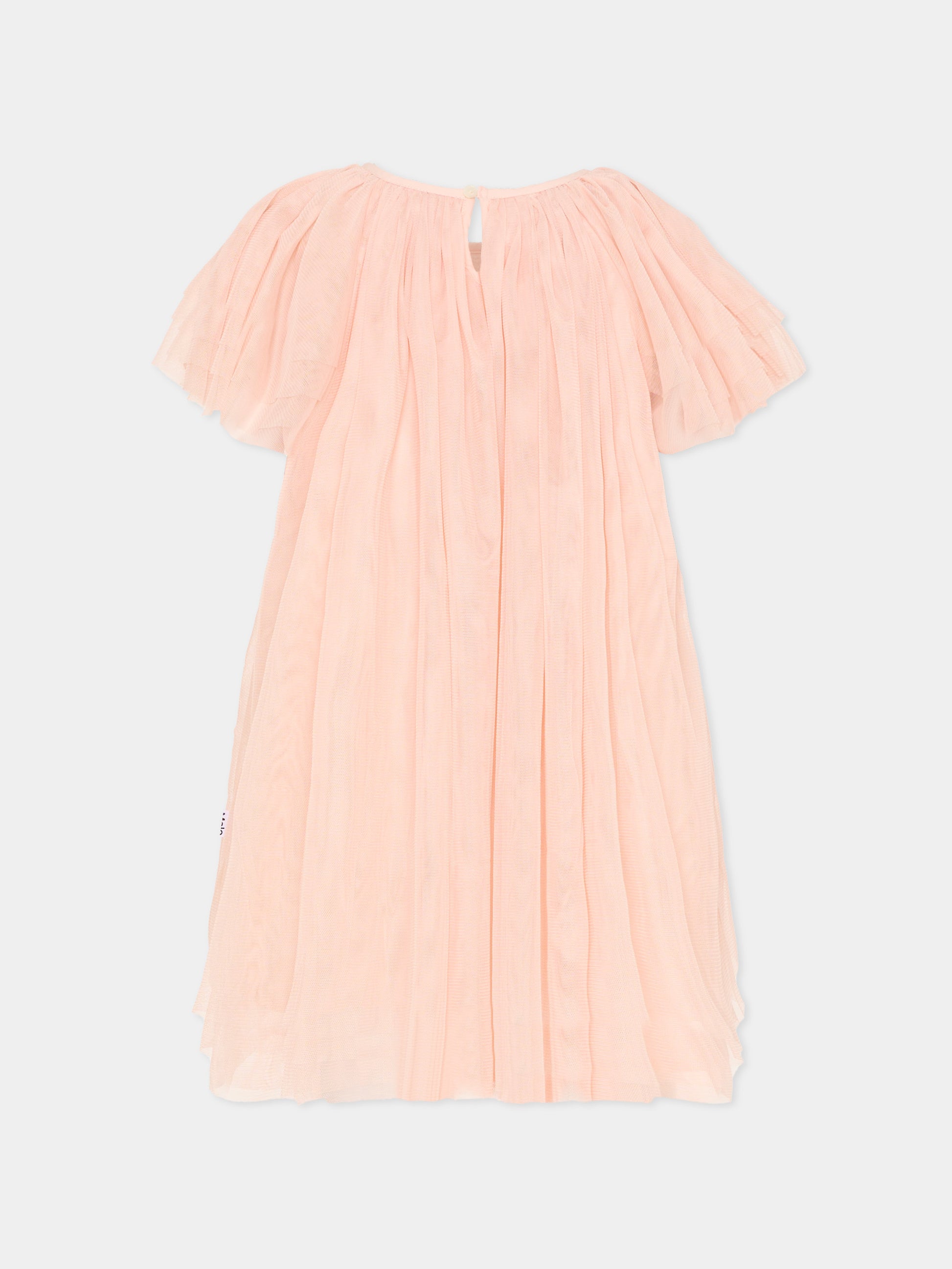 Vestito Cocolita rosa per bambina con logo,Molo,2S26E127 8058