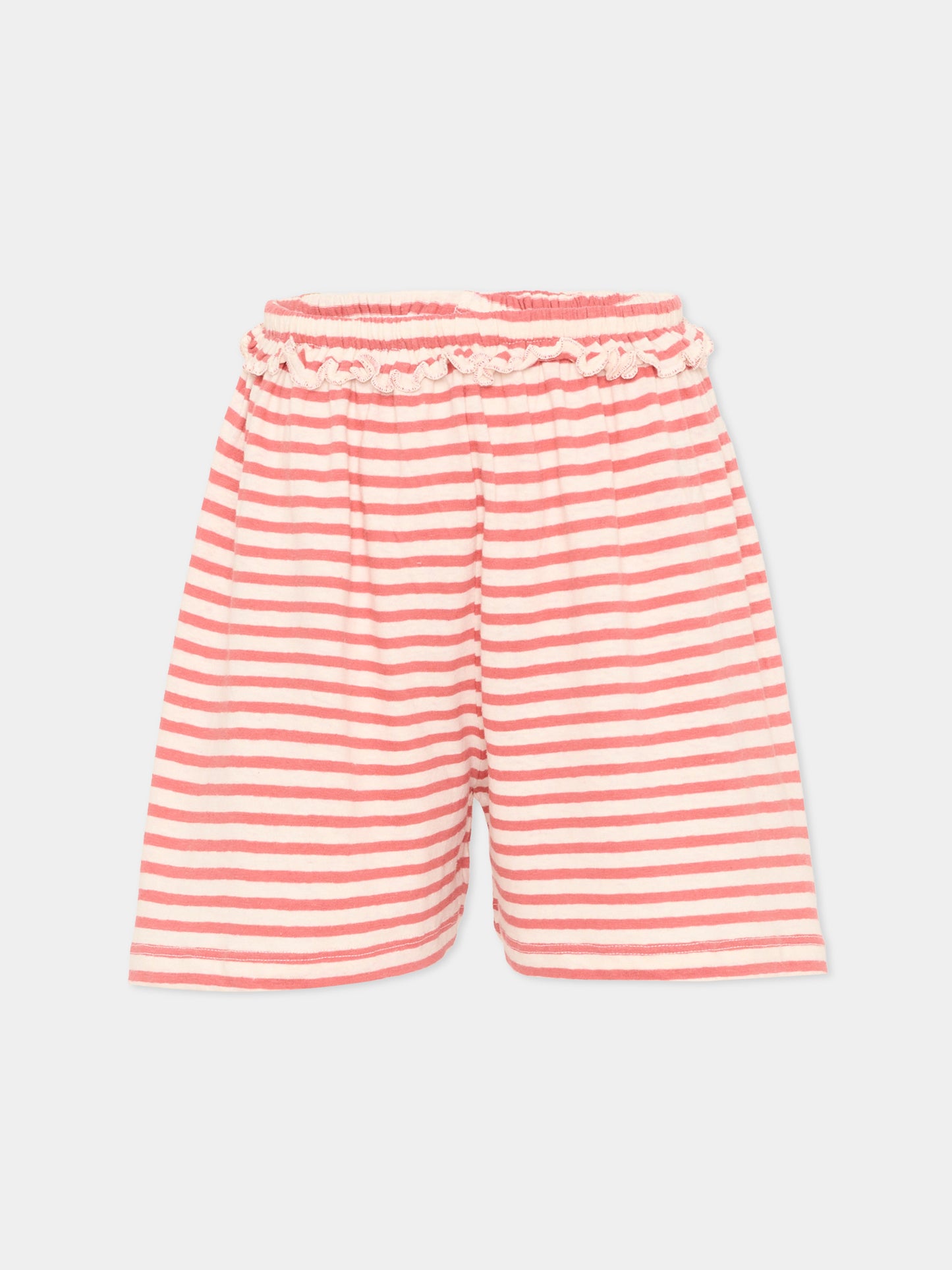 Shorts rossi Alexis per bambina a righe,Molo,2S26H108 9583