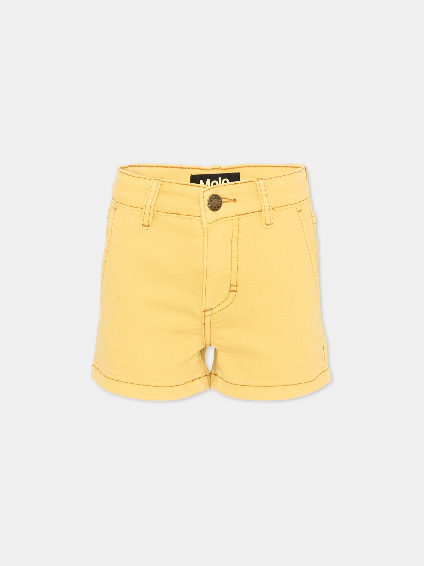 Shorts gialli Alvira per bambina,Molo,2S26H113 5620