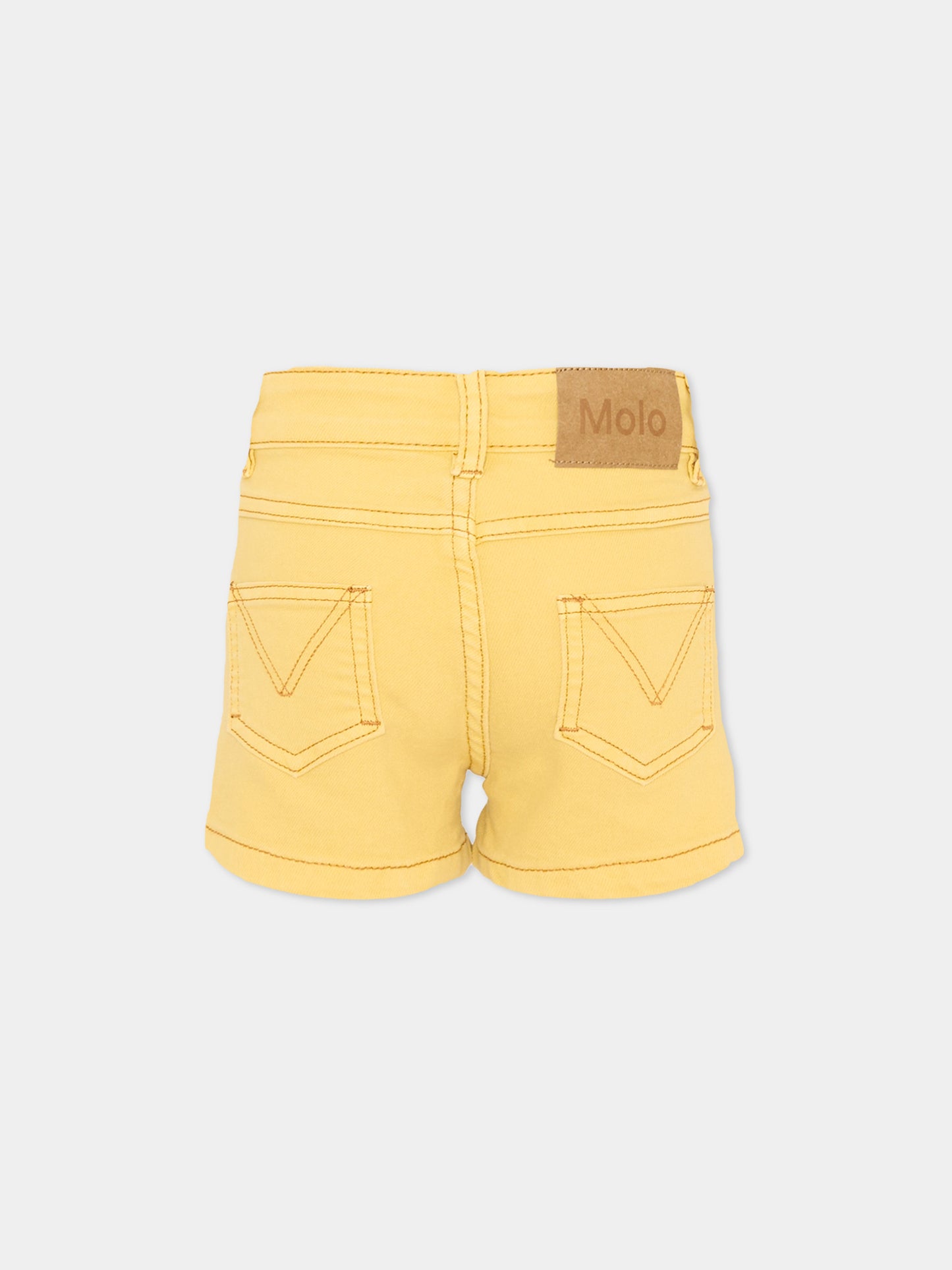 Shorts gialli Alvira per bambina,Molo,2S26H113 5620