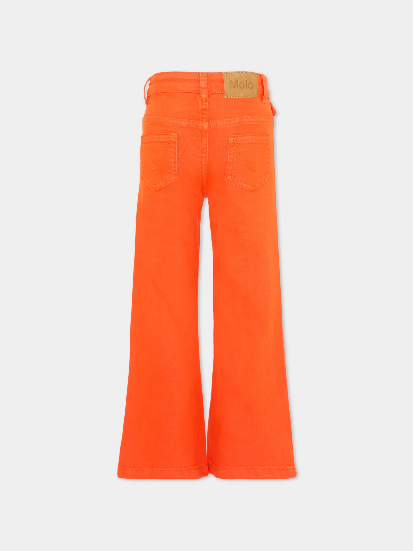Jeans arancione Atla per bambina,Molo,2S26I114 5641