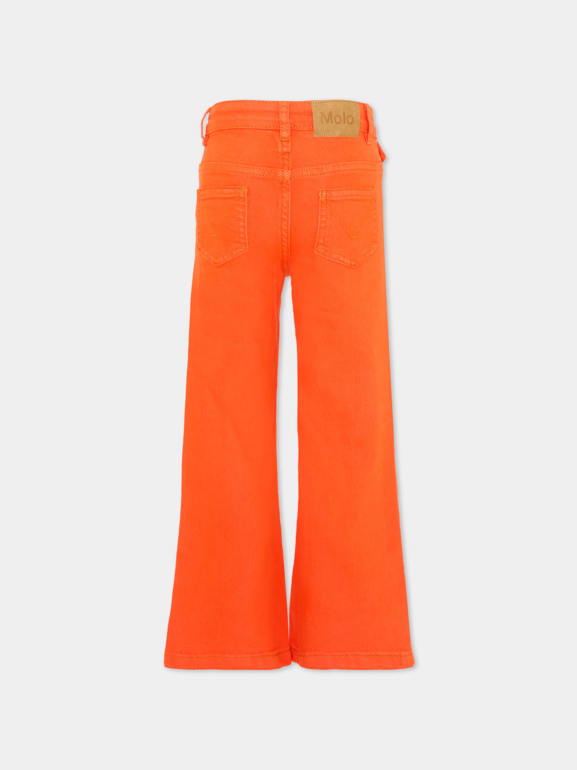 Jeans arancione Atla per bambina,Molo,2S26I114 5641