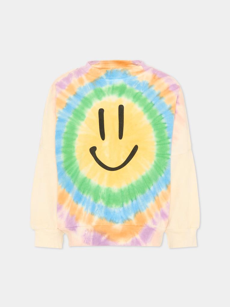 Felpa multicolor Marika per bambina tie-dye,Molo,2S26J205 9852